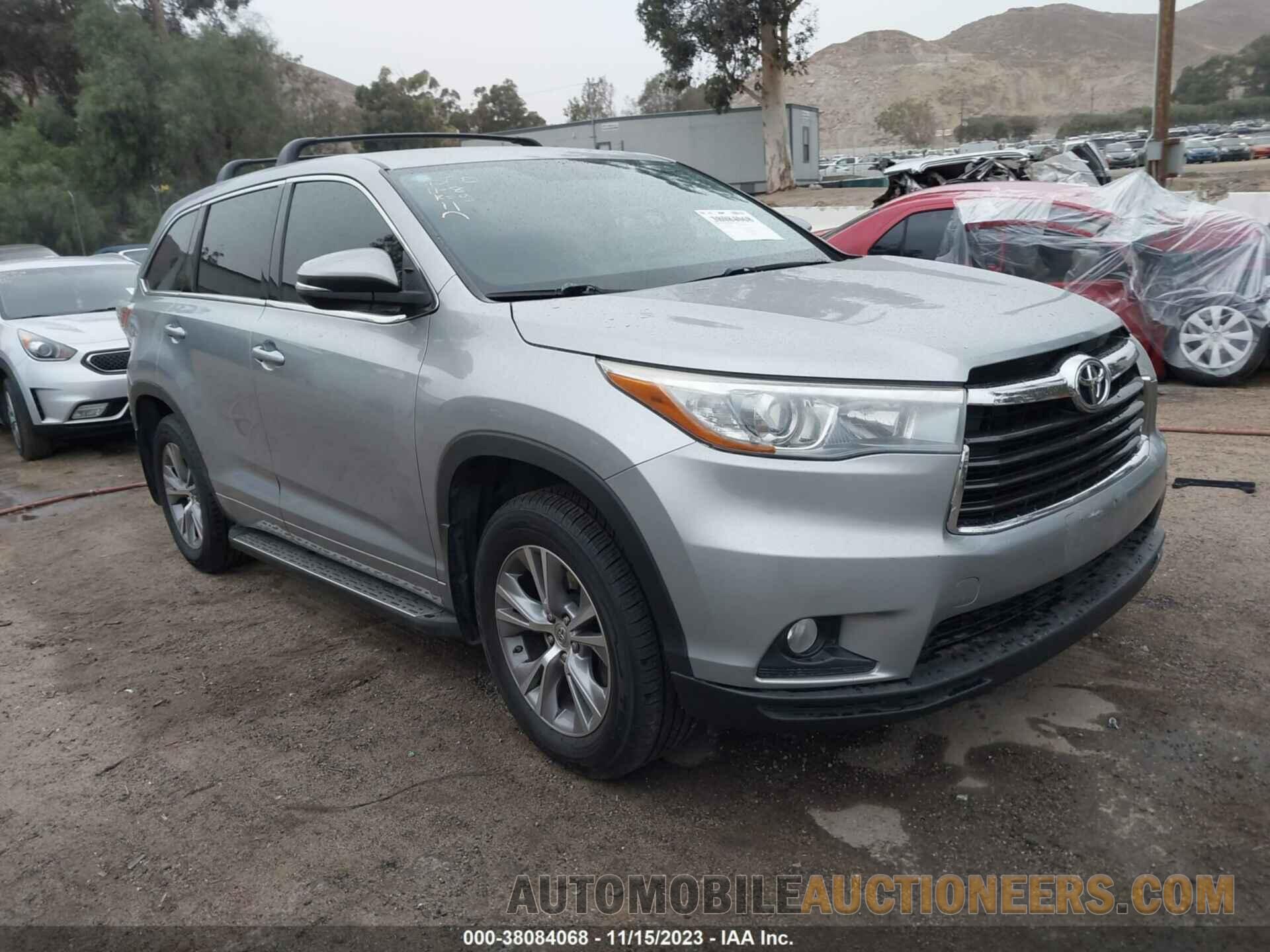 5TDZKRFH6FS086505 TOYOTA HIGHLANDER 2015