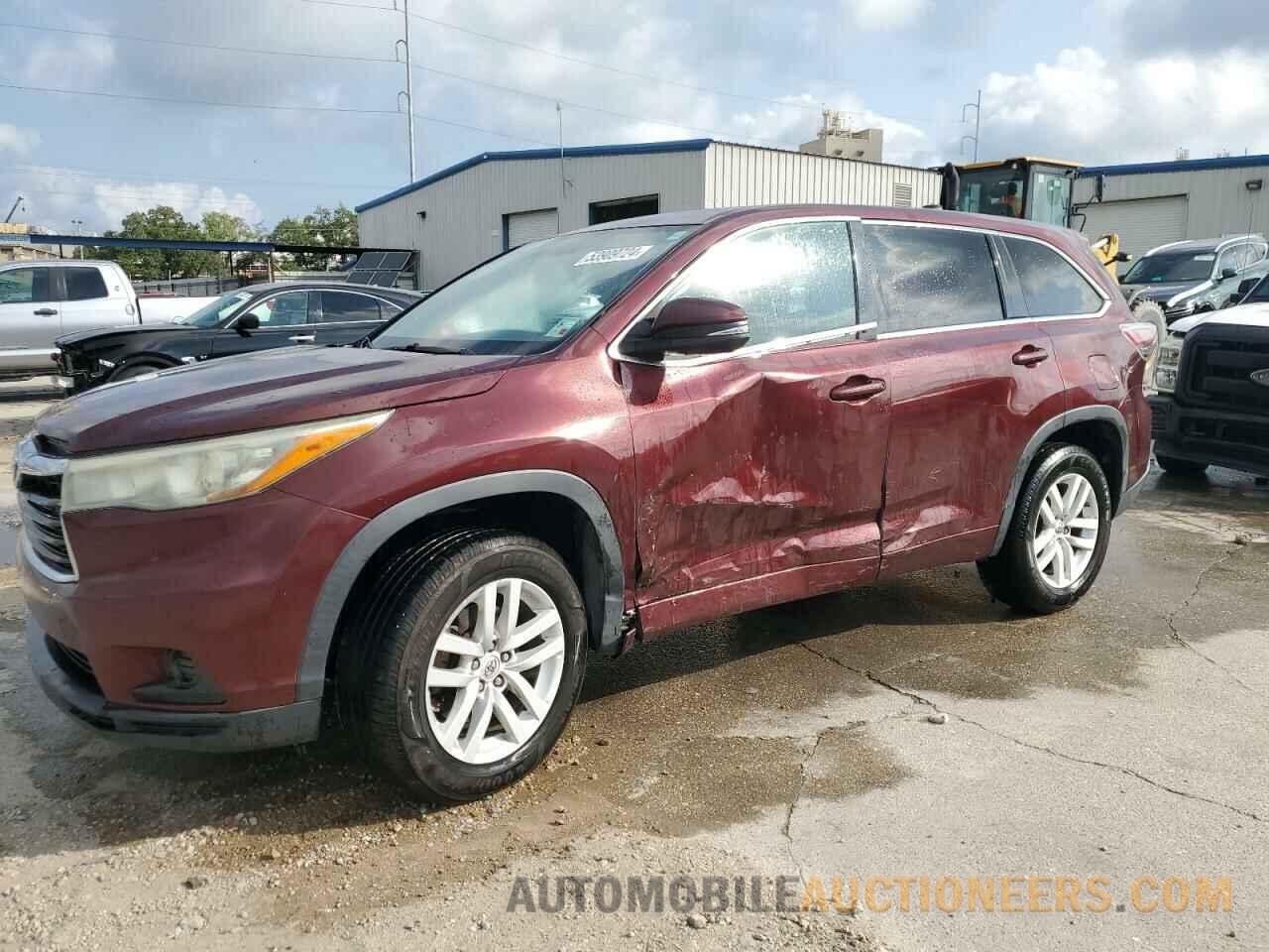 5TDZKRFH6FS093714 TOYOTA HIGHLANDER 2015