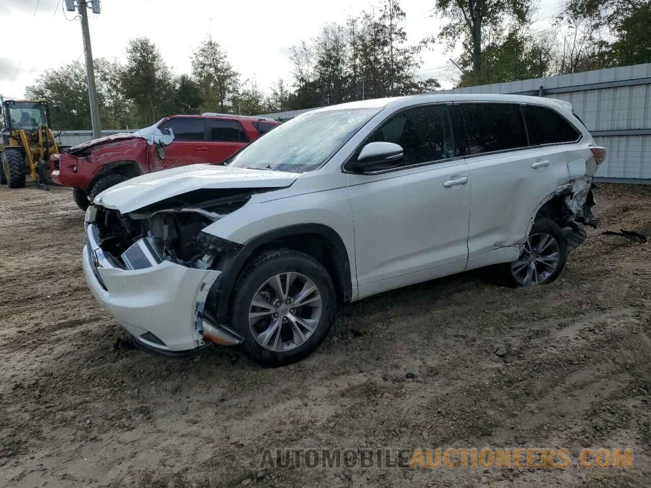 5TDZKRFH6FS099884 TOYOTA HIGHLANDER 2015