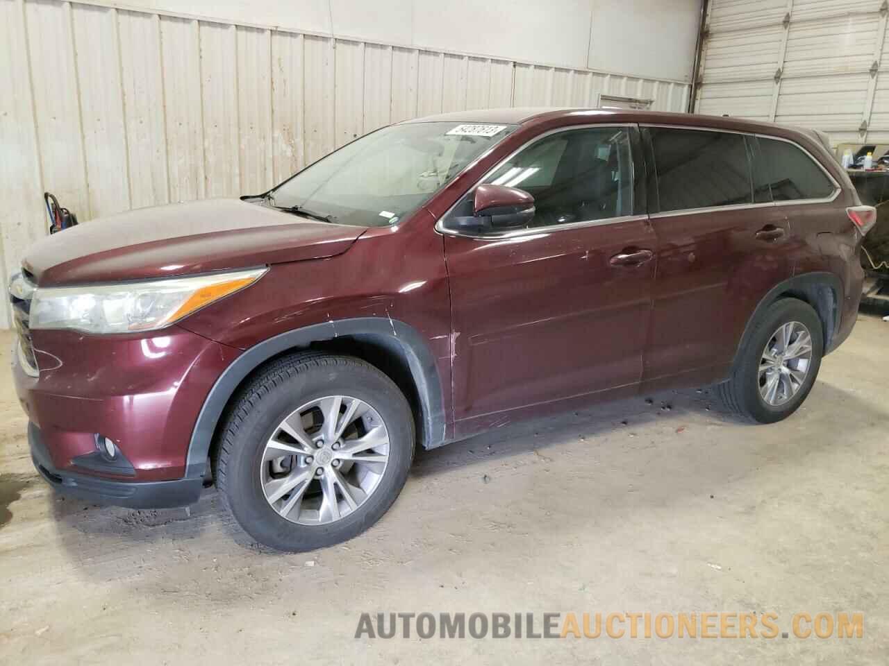 5TDZKRFH6FS102668 TOYOTA HIGHLANDER 2015