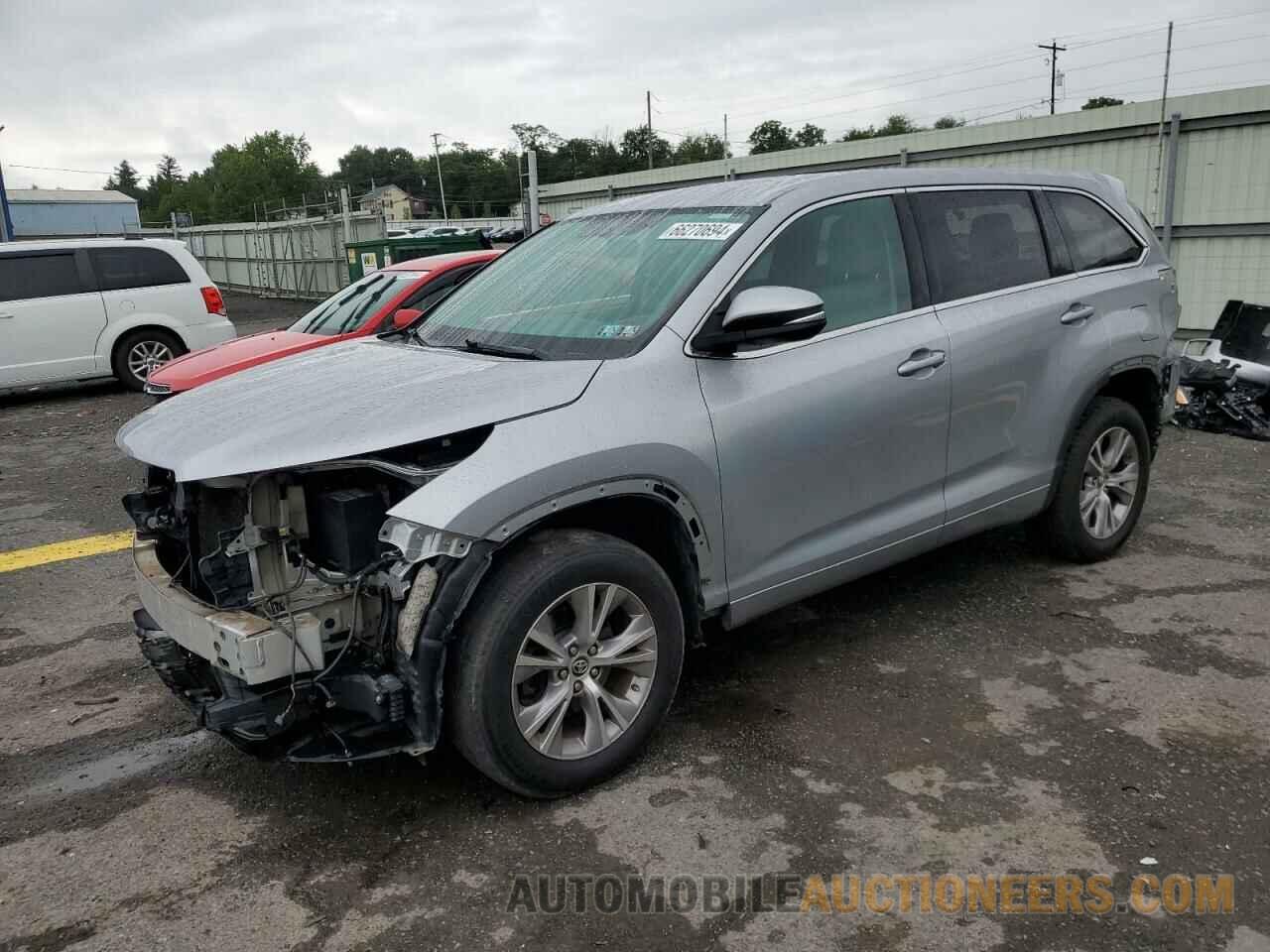 5TDZKRFH6GS120783 TOYOTA HIGHLANDER 2016