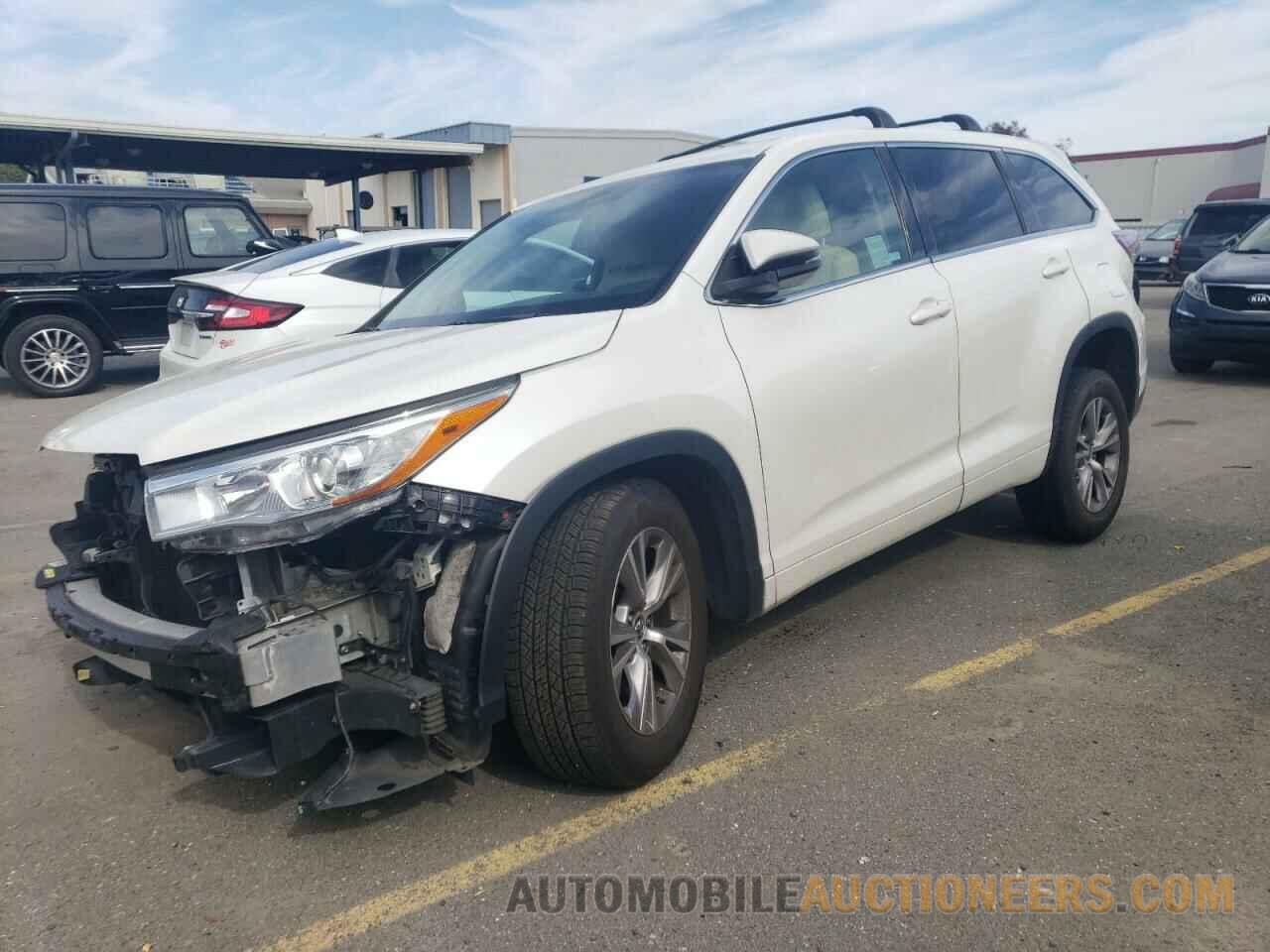 5TDZKRFH6GS130147 TOYOTA HIGHLANDER 2016