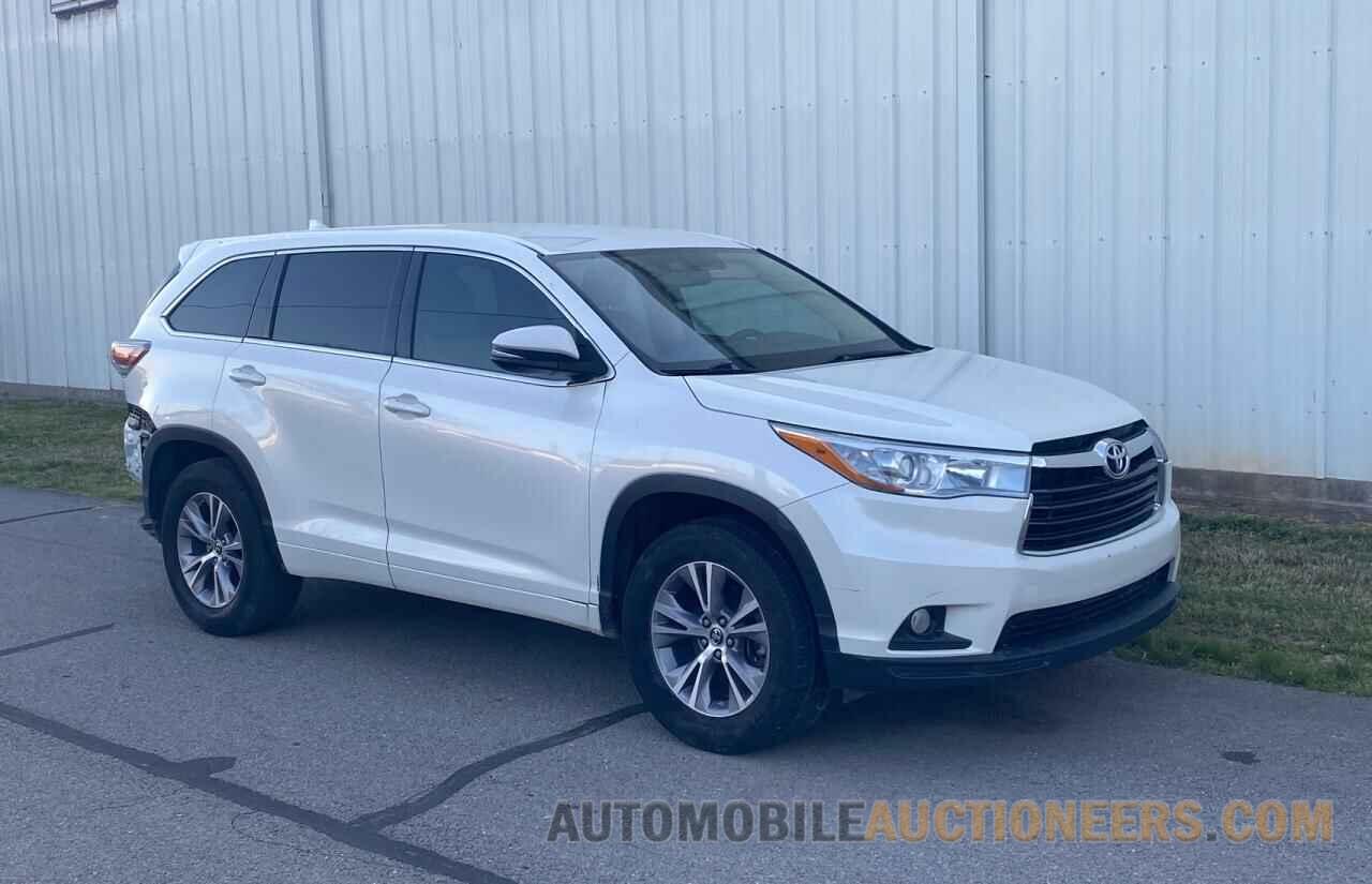 5TDZKRFH6GS142931 TOYOTA HIGHLANDER 2016