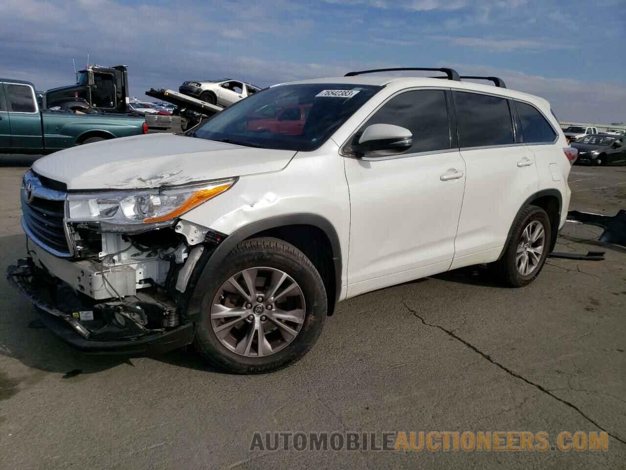 5TDZKRFH6GS171278 TOYOTA HIGHLANDER 2016