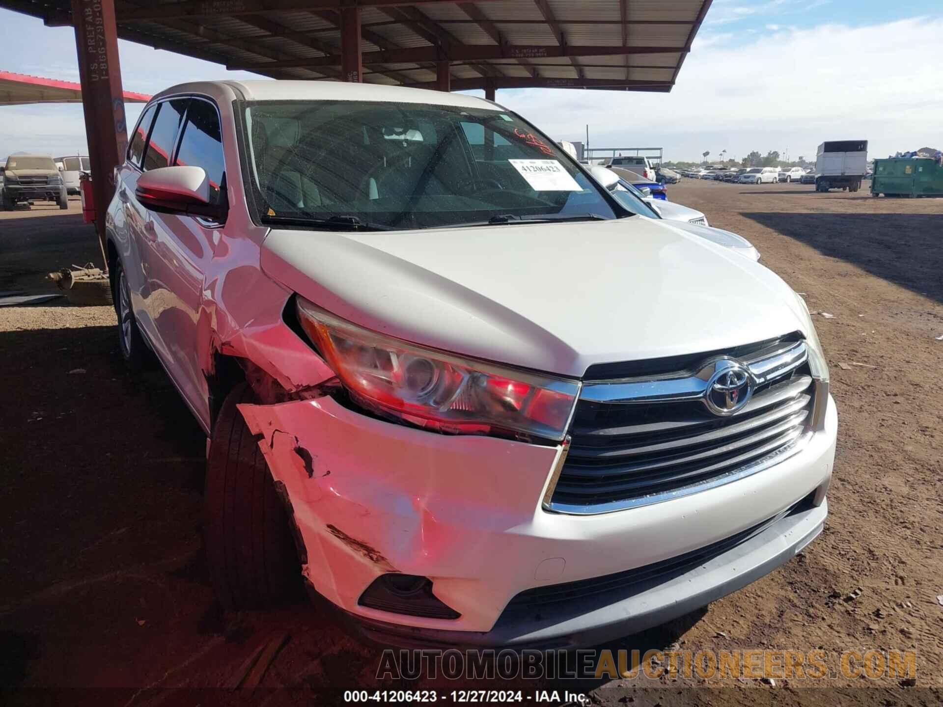 5TDZKRFH6GS176156 TOYOTA HIGHLANDER 2016