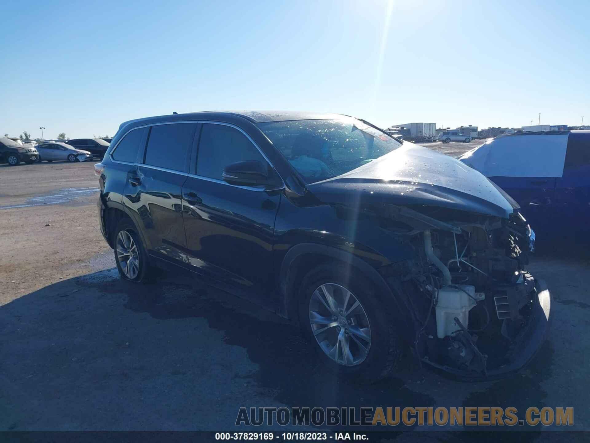 5TDZKRFH7FS067395 TOYOTA HIGHLANDER 2015