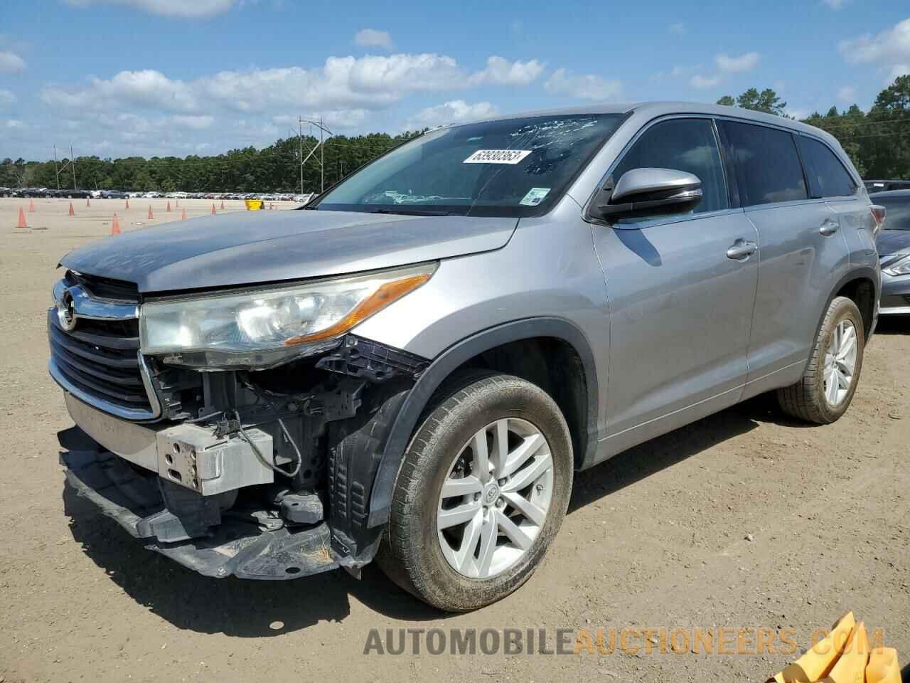 5TDZKRFH7FS072421 TOYOTA HIGHLANDER 2015