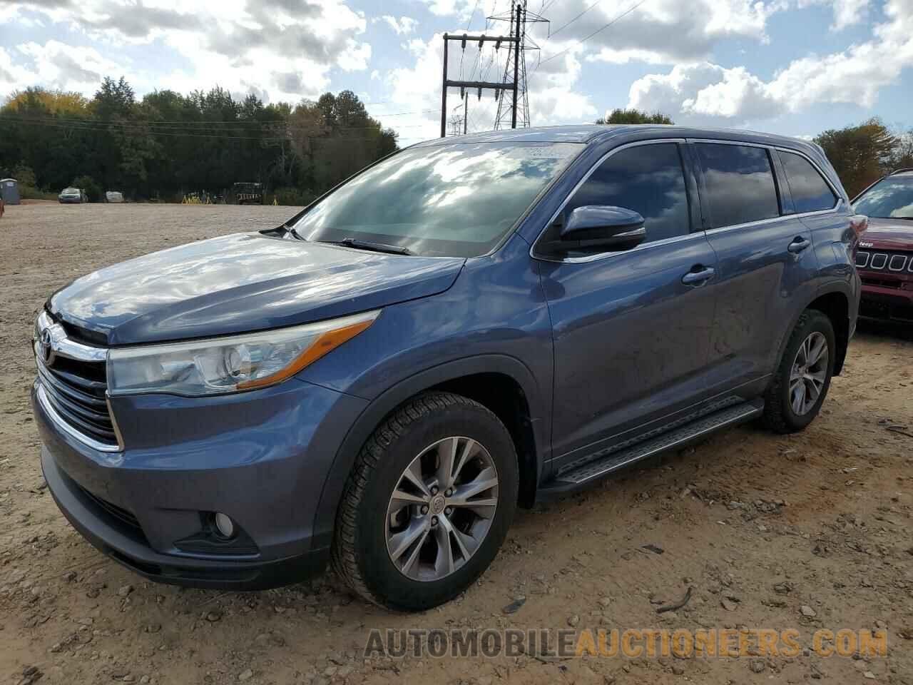 5TDZKRFH7FS092099 TOYOTA HIGHLANDER 2015