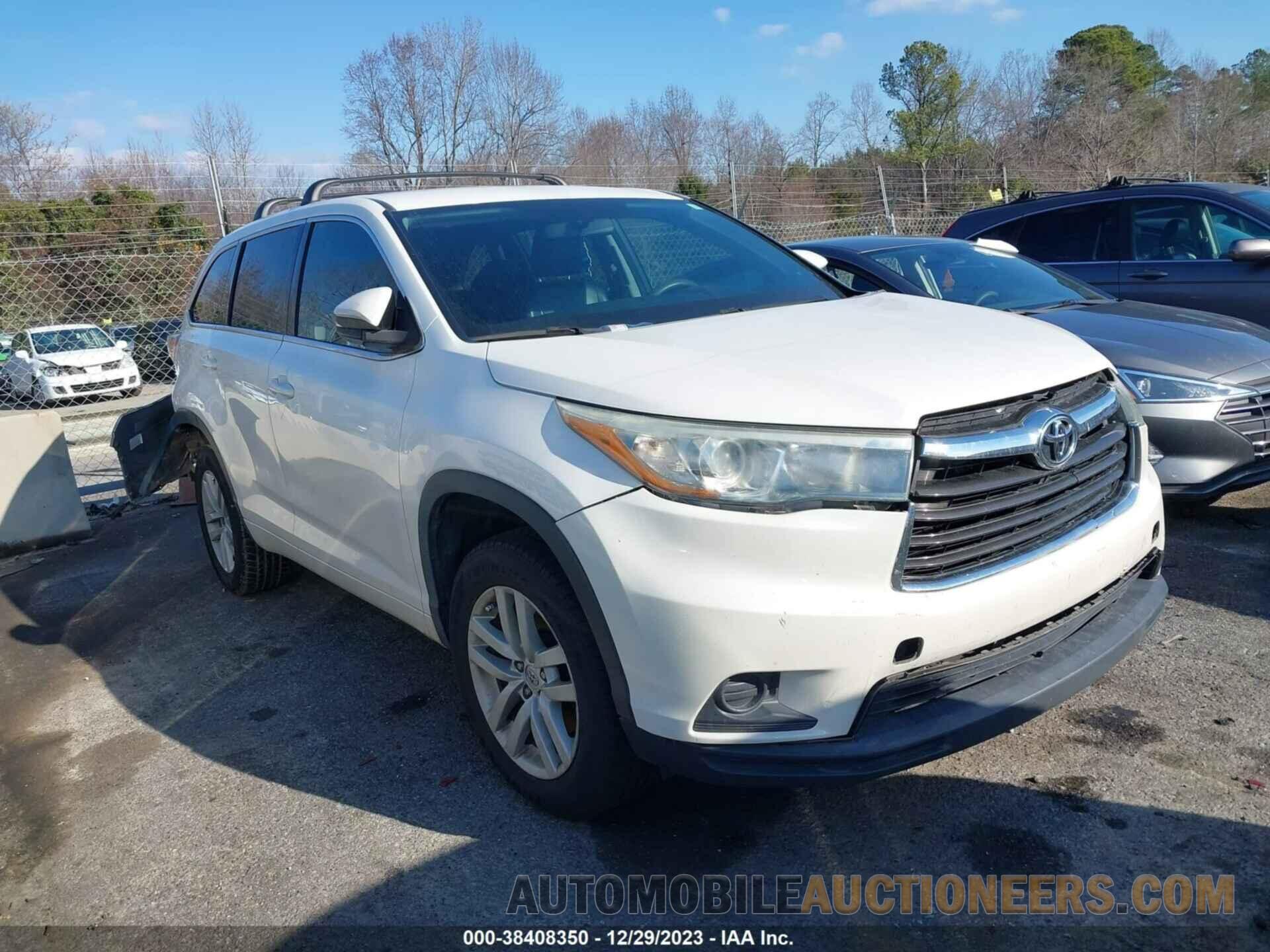 5TDZKRFH7FS099280 TOYOTA HIGHLANDER 2015