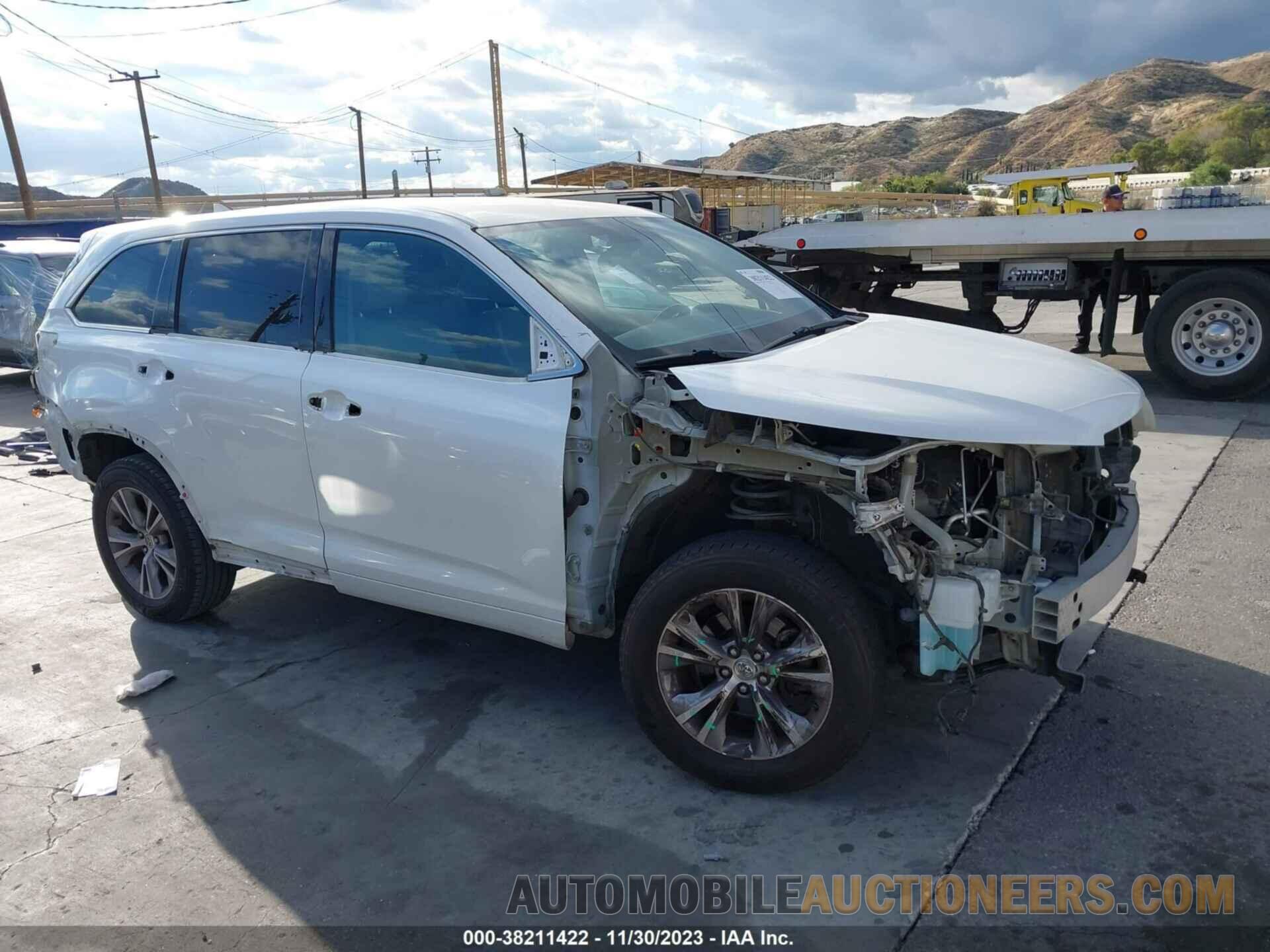 5TDZKRFH7FS103585 TOYOTA HIGHLANDER 2015