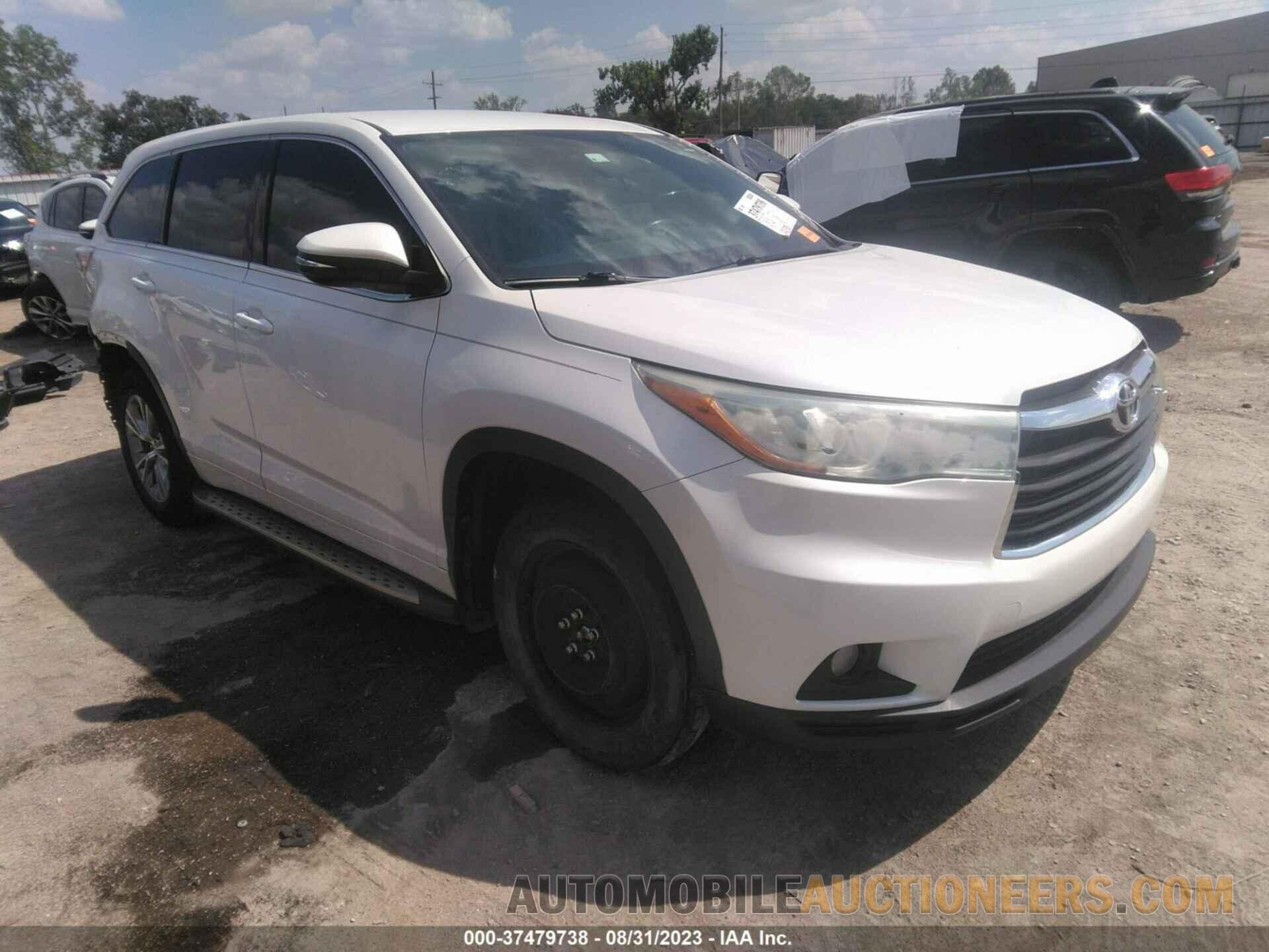 5TDZKRFH7GS120789 TOYOTA HIGHLANDER 2016