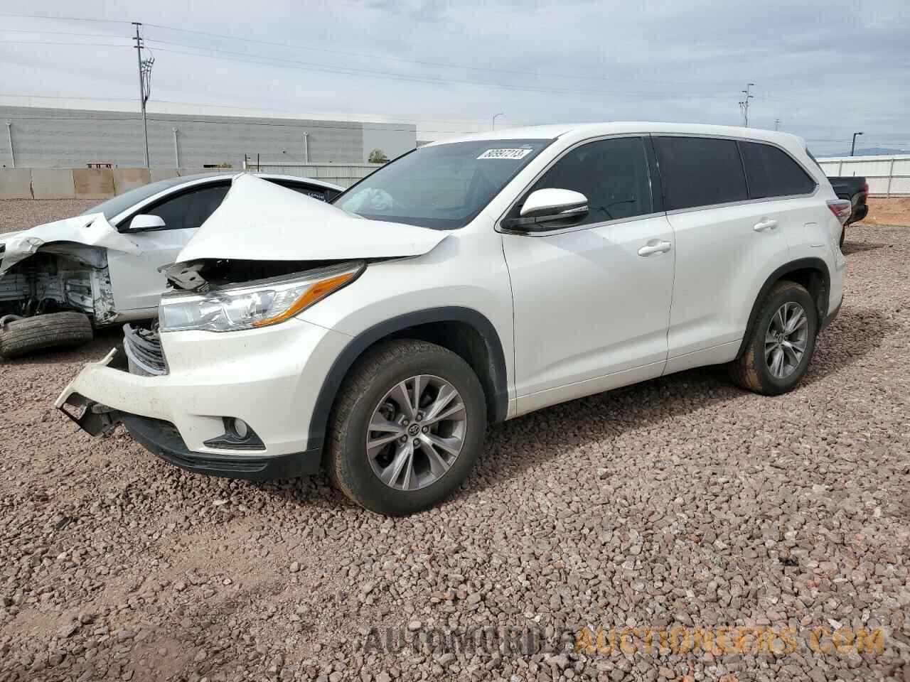 5TDZKRFH7GS142811 TOYOTA HIGHLANDER 2016