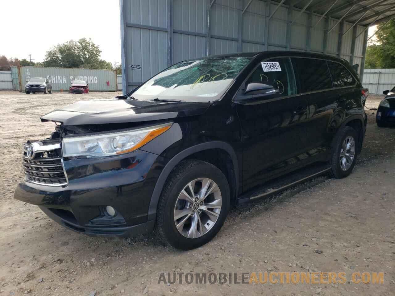 5TDZKRFH7GS186226 TOYOTA HIGHLANDER 2016