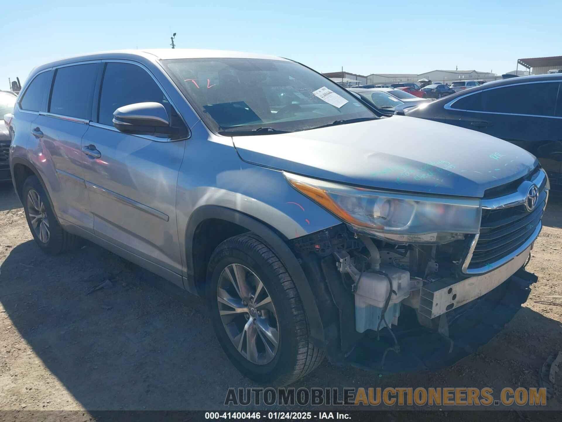 5TDZKRFH8FS064070 TOYOTA HIGHLANDER 2015