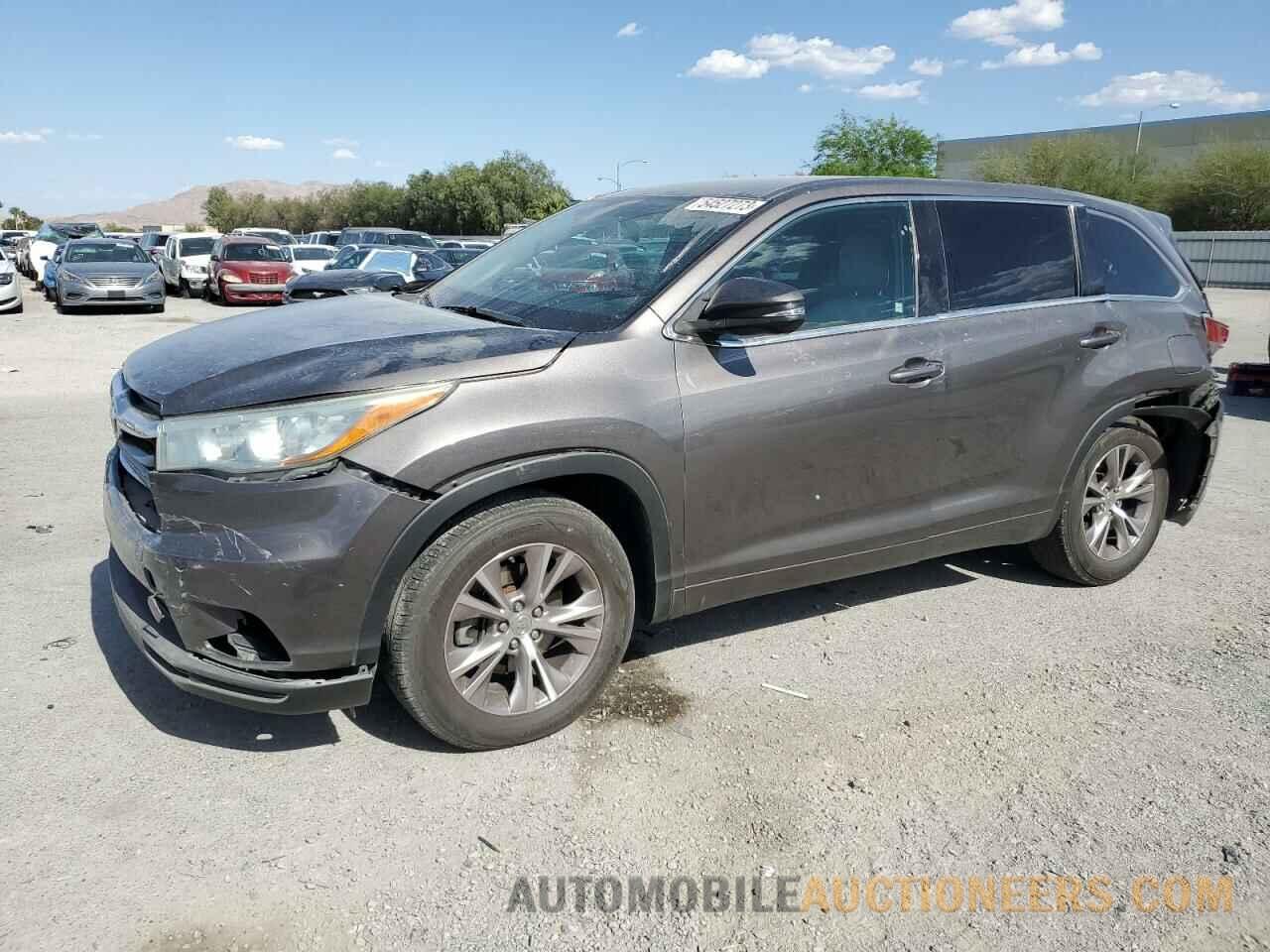 5TDZKRFH8FS072668 TOYOTA HIGHLANDER 2015