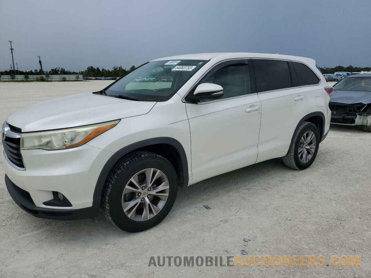 5TDZKRFH8FS077904 TOYOTA HIGHLANDER 2015