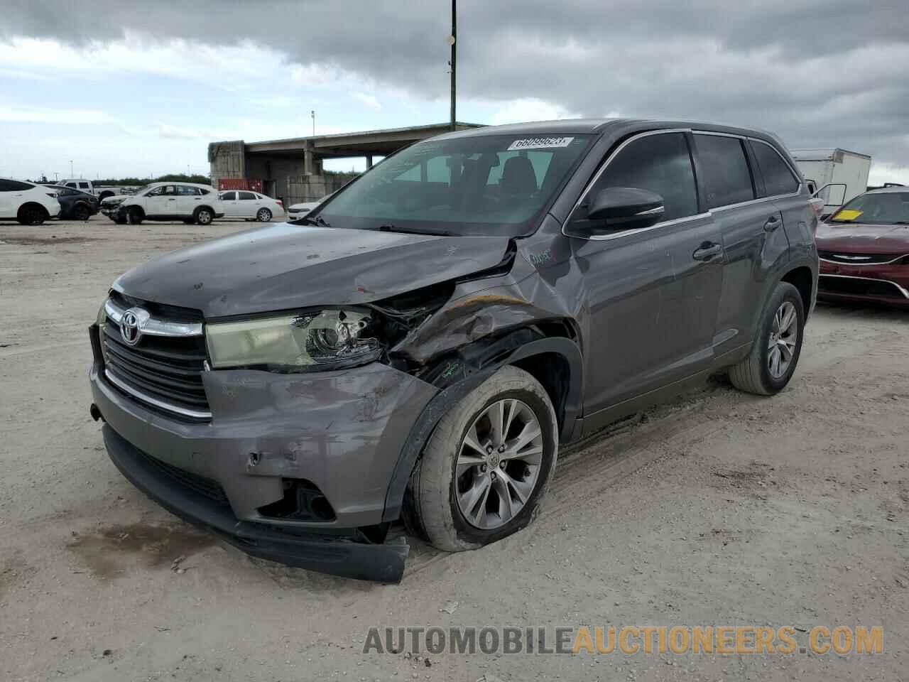 5TDZKRFH8FS088465 TOYOTA HIGHLANDER 2015