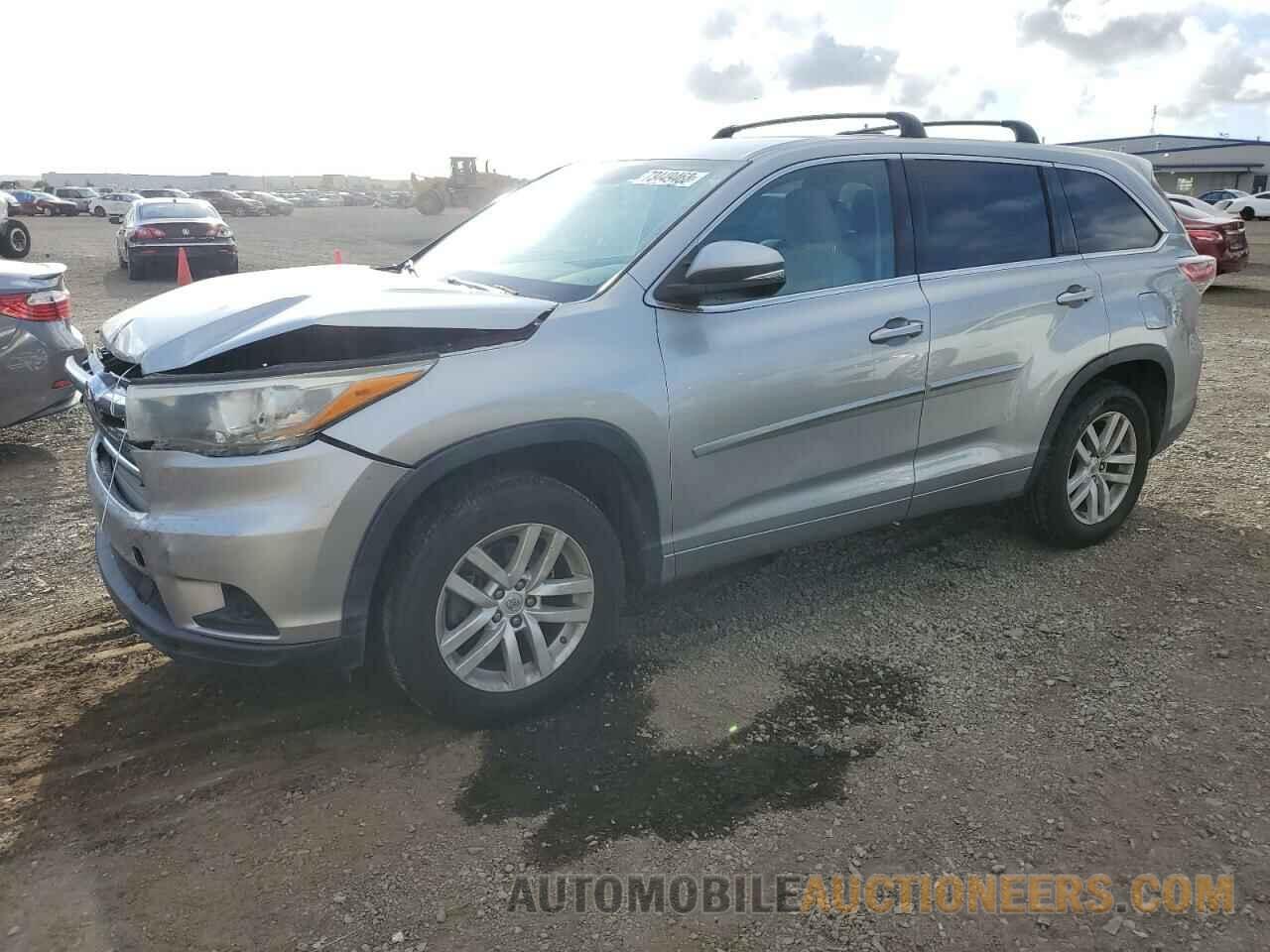 5TDZKRFH8FS102879 TOYOTA HIGHLANDER 2015