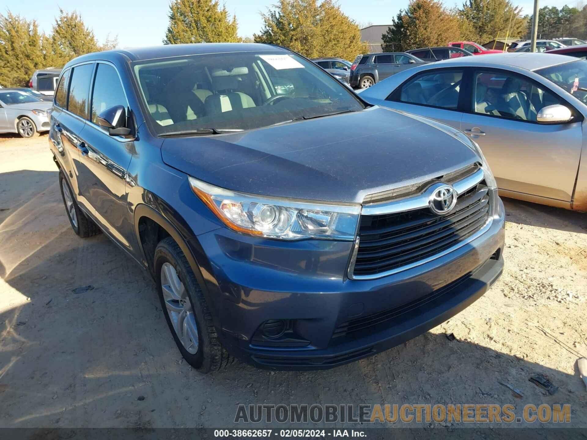 5TDZKRFH8GS124690 TOYOTA HIGHLANDER 2016