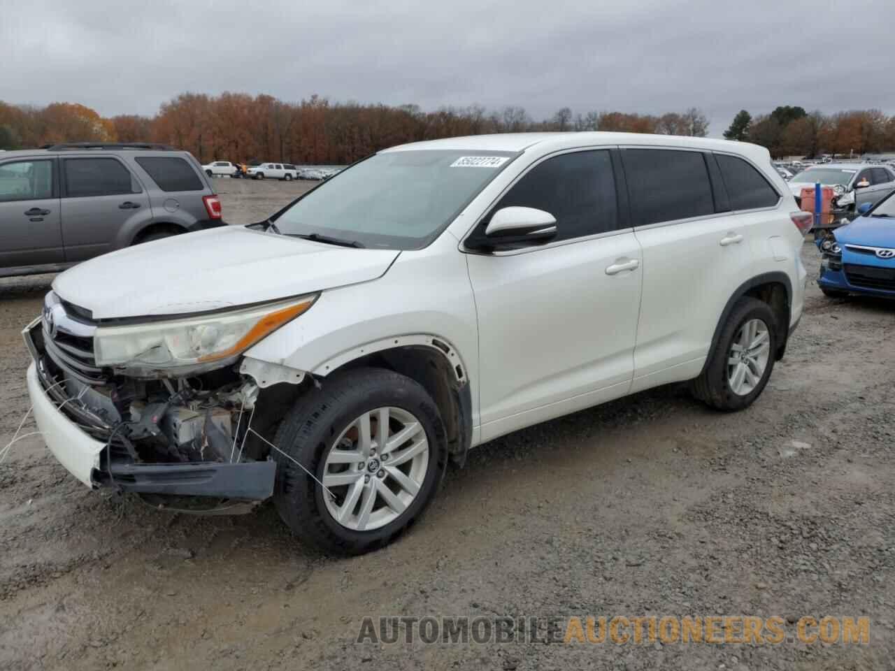 5TDZKRFH8GS134992 TOYOTA HIGHLANDER 2016