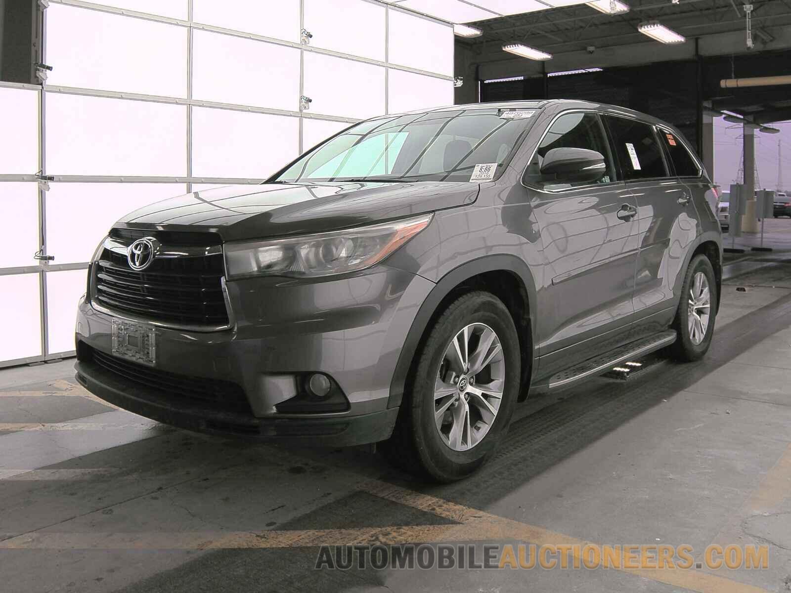 5TDZKRFH8GS141294 Toyota Highlander 2016