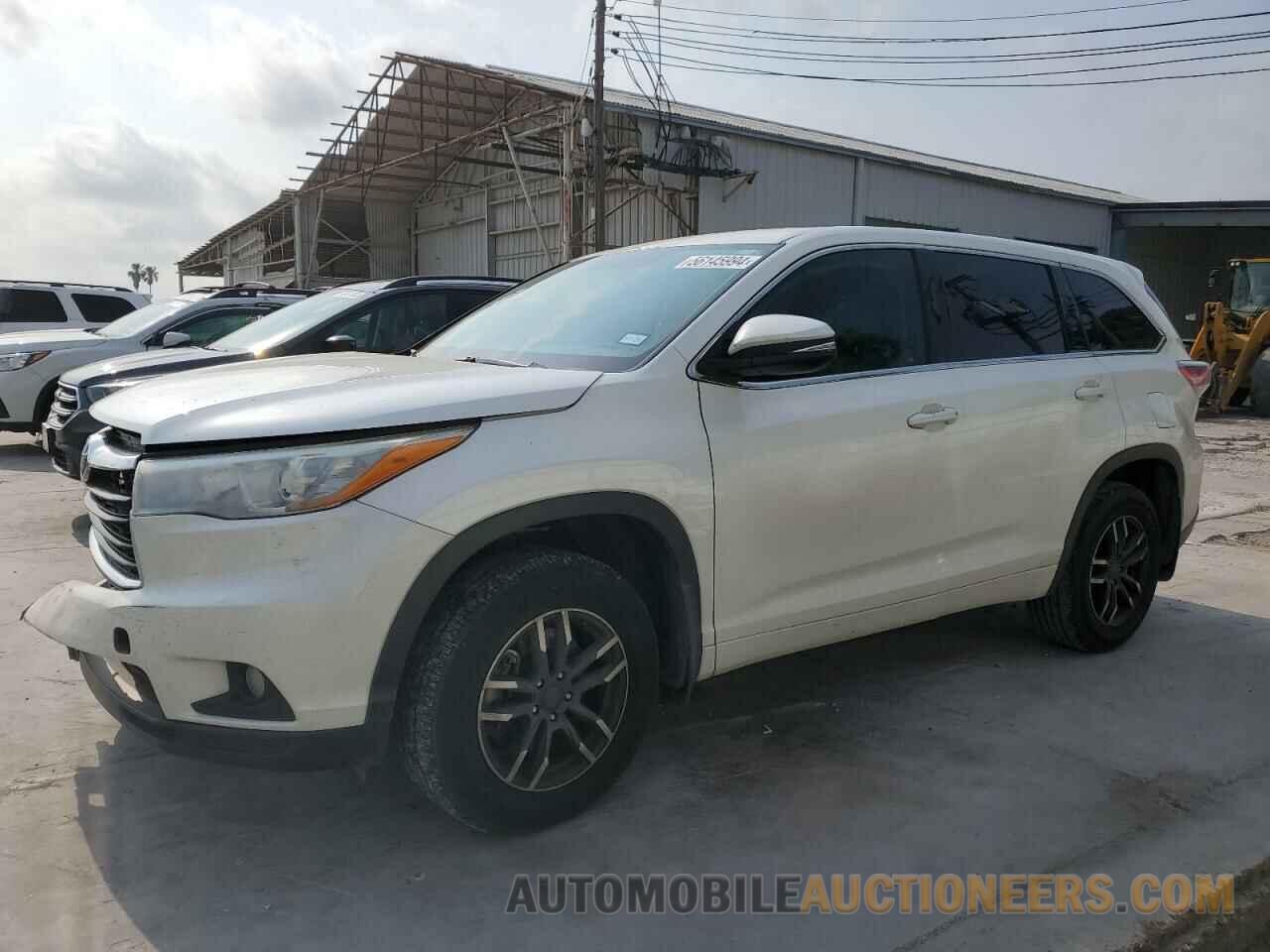 5TDZKRFH8GS185019 TOYOTA HIGHLANDER 2016