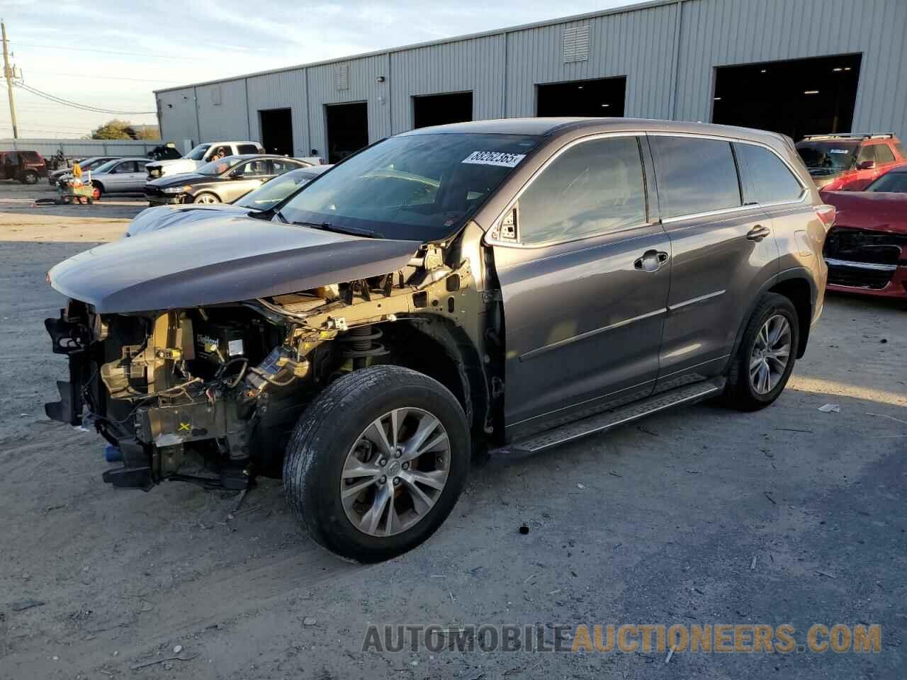 5TDZKRFH9FS058763 TOYOTA HIGHLANDER 2015