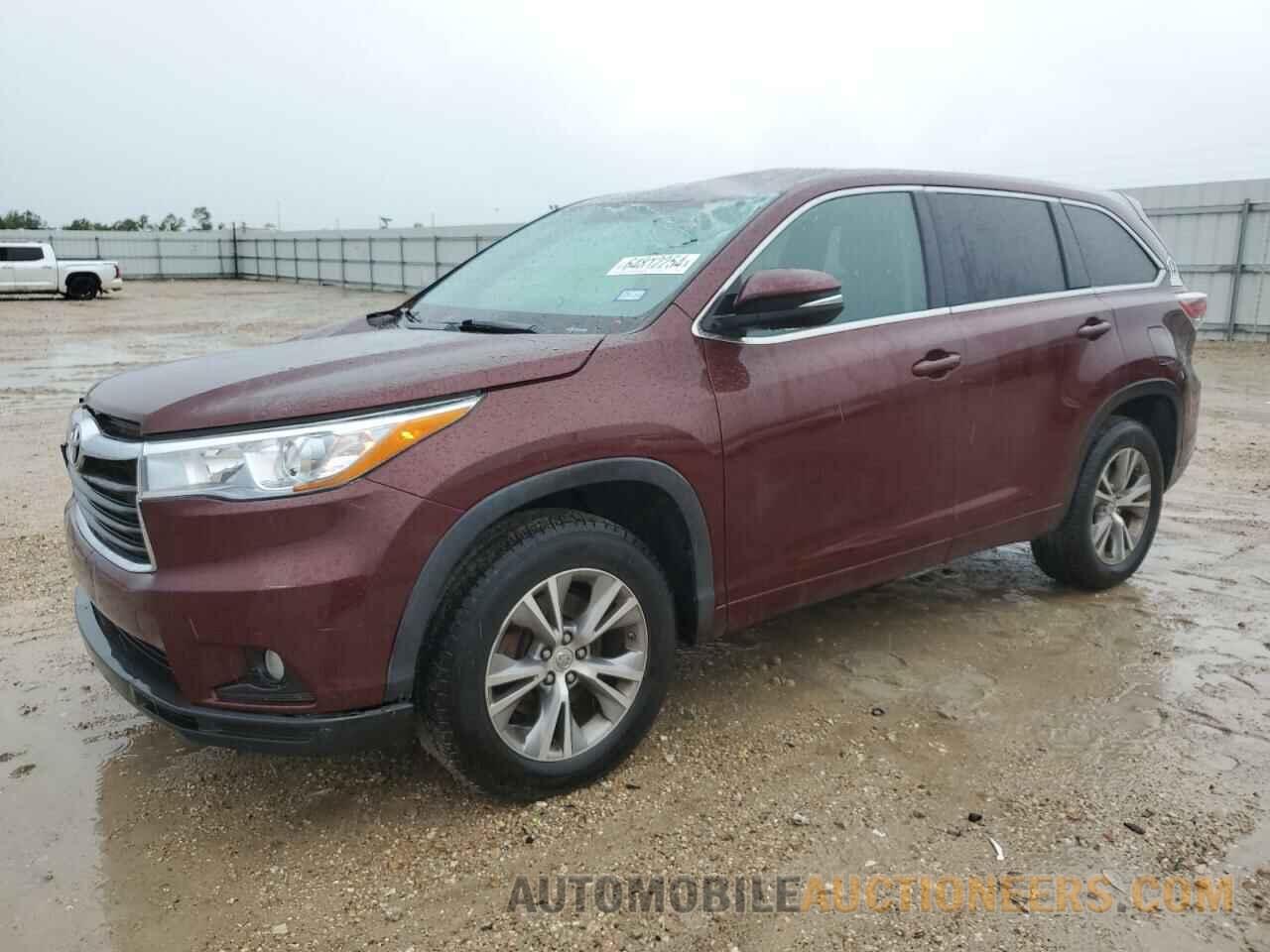 5TDZKRFH9FS066166 TOYOTA HIGHLANDER 2015