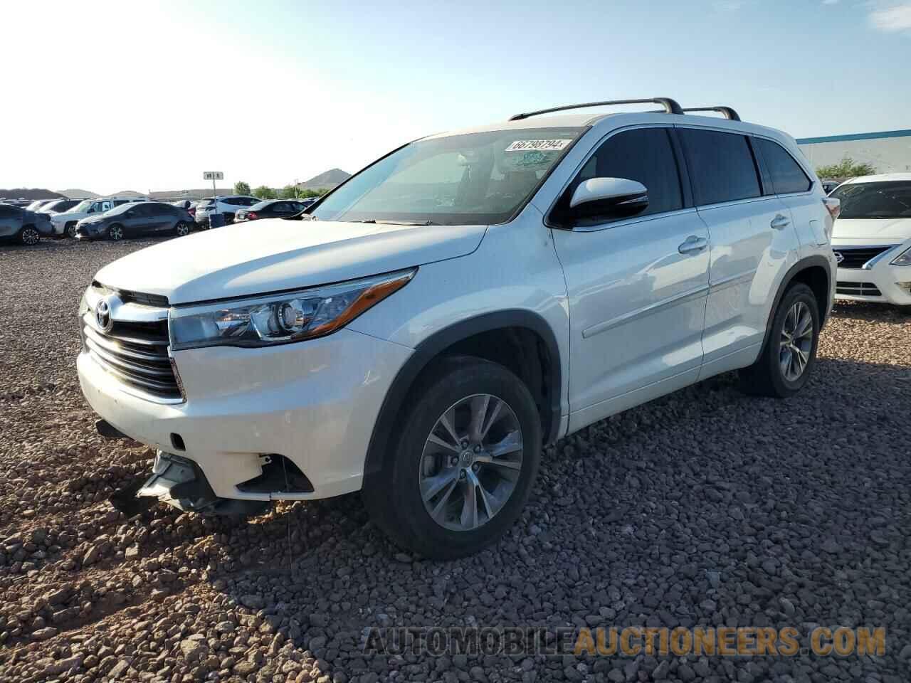 5TDZKRFH9FS079919 TOYOTA HIGHLANDER 2015