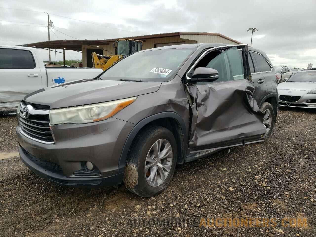 5TDZKRFH9FS117648 TOYOTA HIGHLANDER 2015