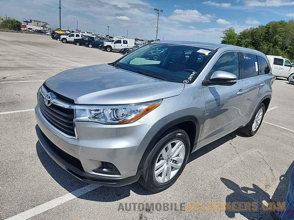 5TDZKRFH9GS124827 Toyota Highlander 2016