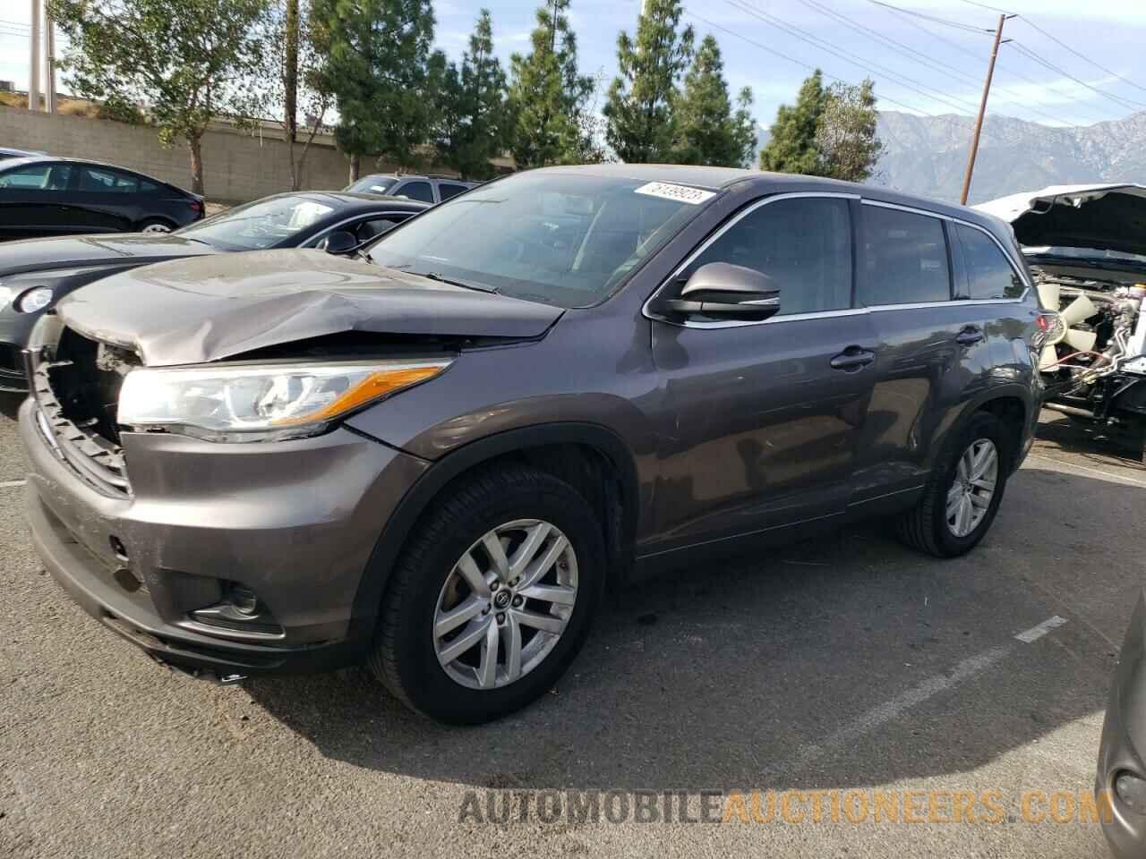 5TDZKRFH9GS143300 TOYOTA HIGHLANDER 2016