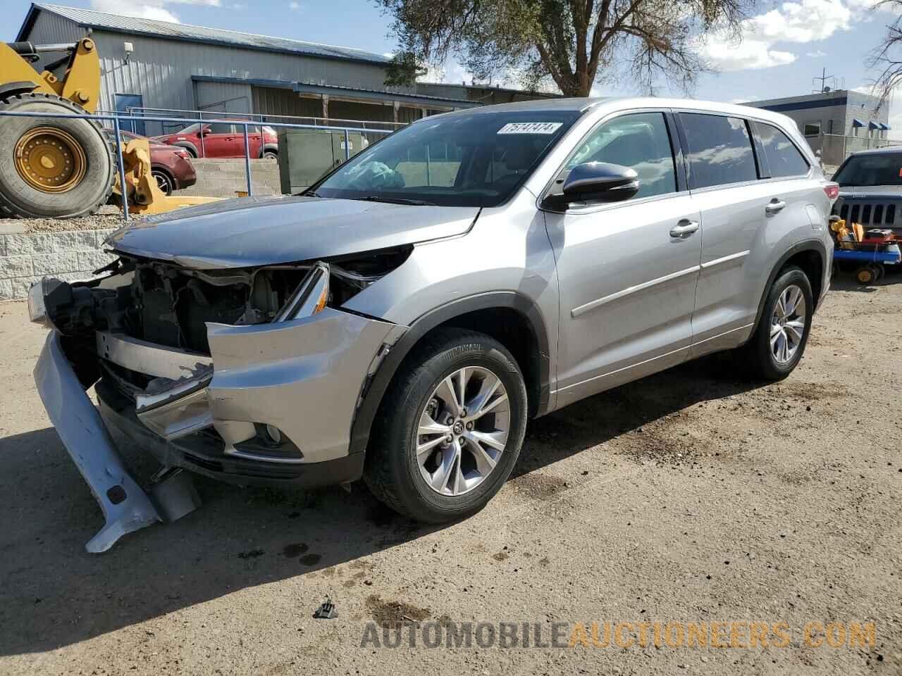 5TDZKRFH9GS178581 TOYOTA HIGHLANDER 2016