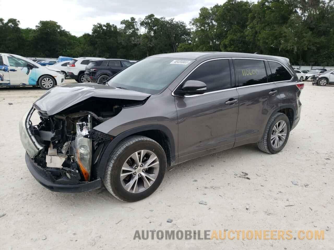 5TDZKRFHXFS045925 TOYOTA HIGHLANDER 2015