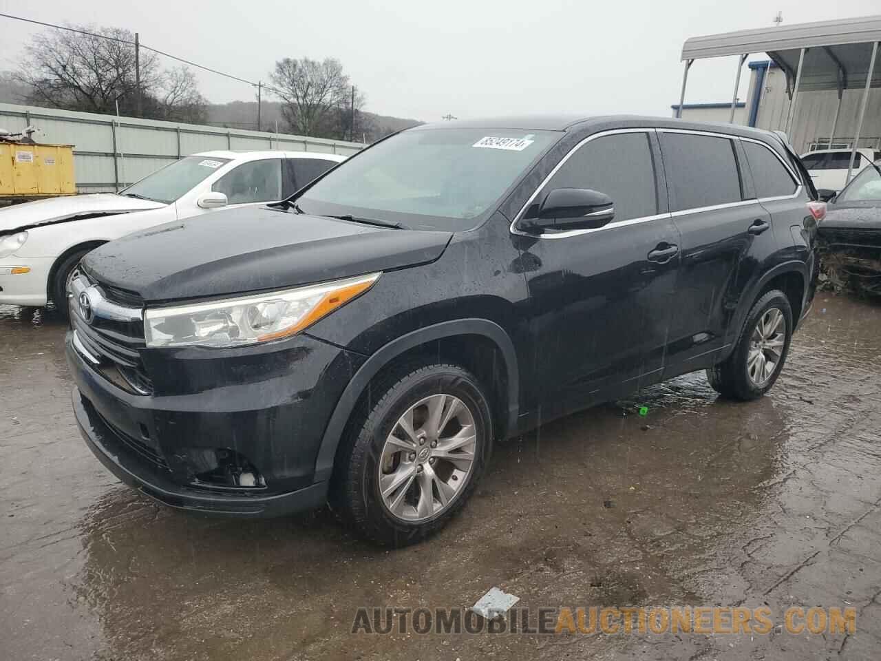 5TDZKRFHXFS054172 TOYOTA HIGHLANDER 2015