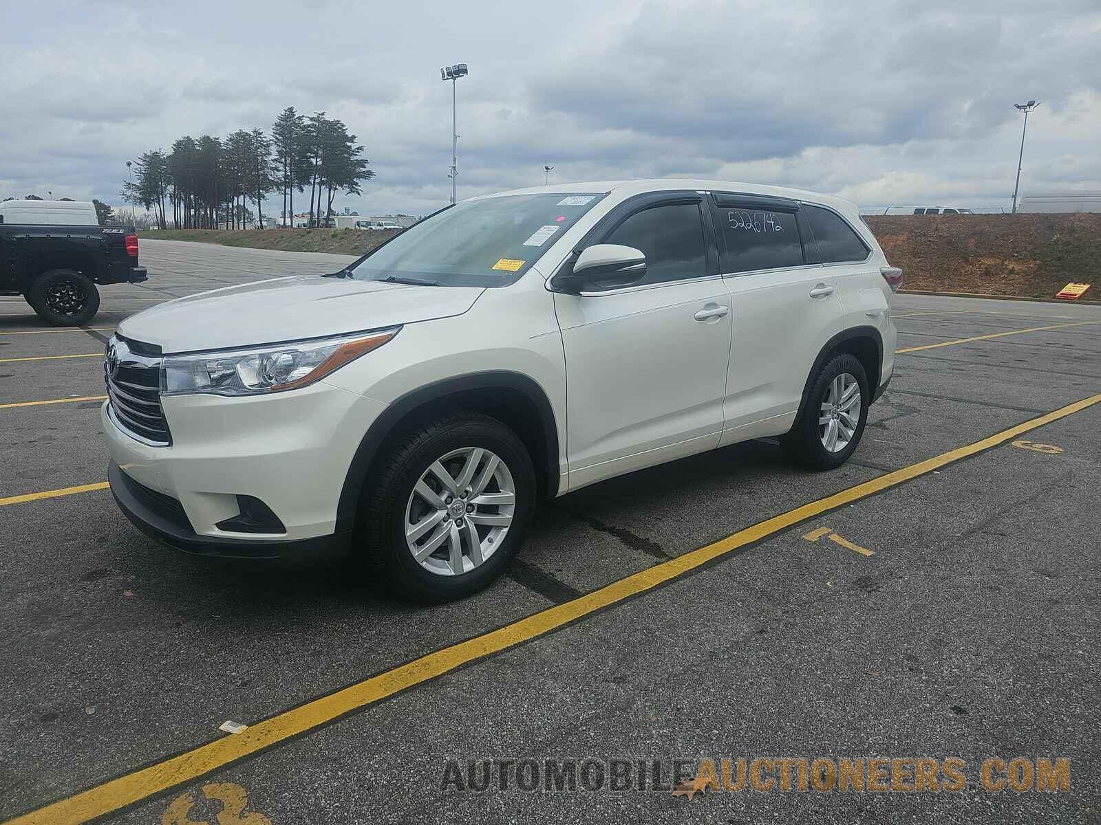 5TDZKRFHXFS077189 Toyota Highlander 2015