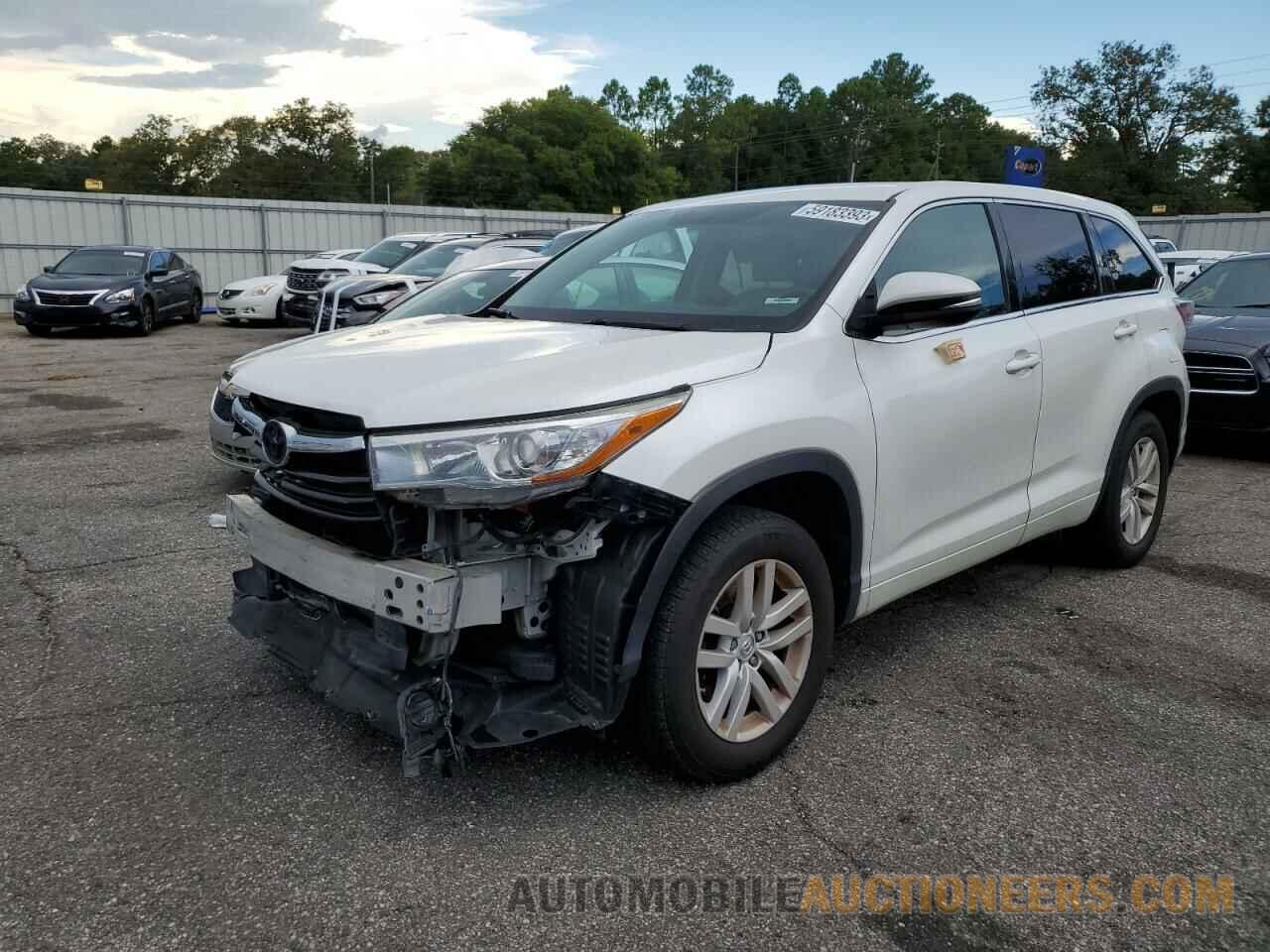 5TDZKRFHXFS095191 TOYOTA HIGHLANDER 2015