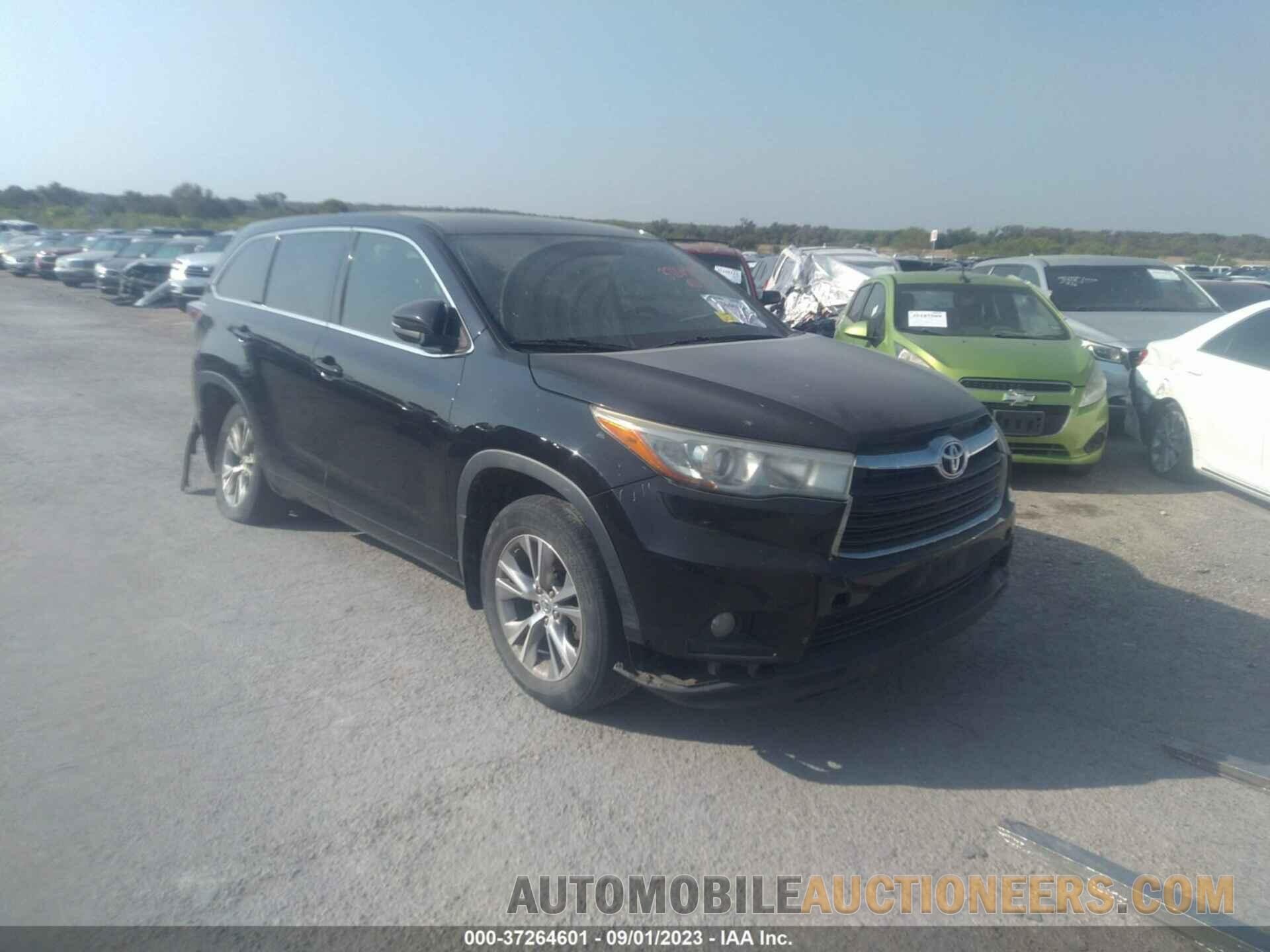 5TDZKRFHXFS096521 TOYOTA HIGHLANDER 2015