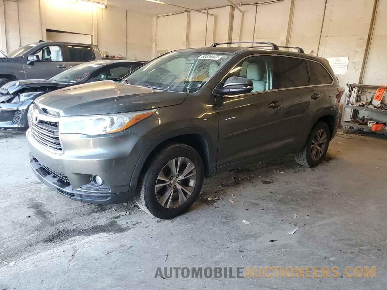 5TDZKRFHXFS116086 TOYOTA HIGHLANDER 2015