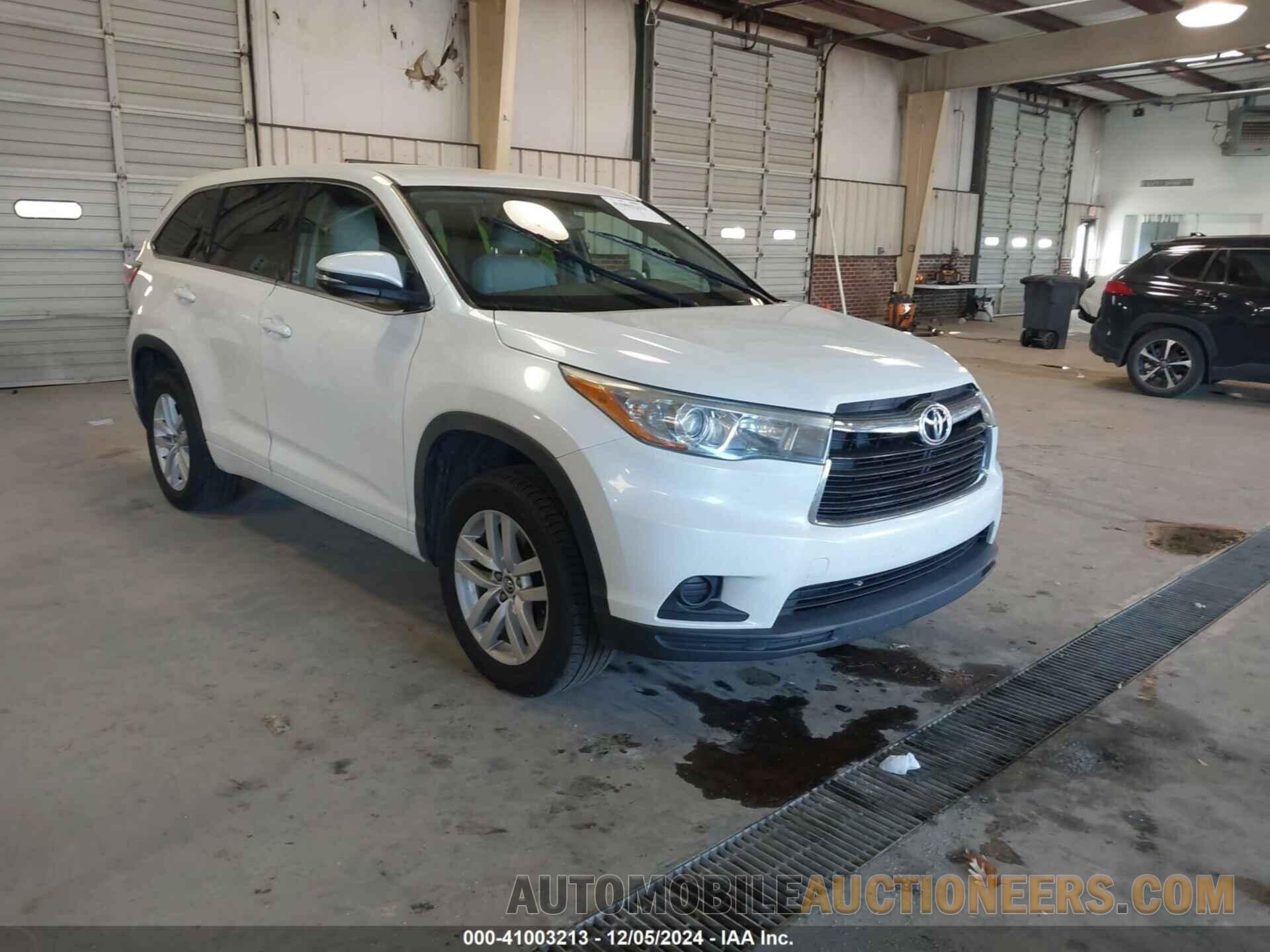 5TDZKRFHXGS144567 TOYOTA HIGHLANDER 2016