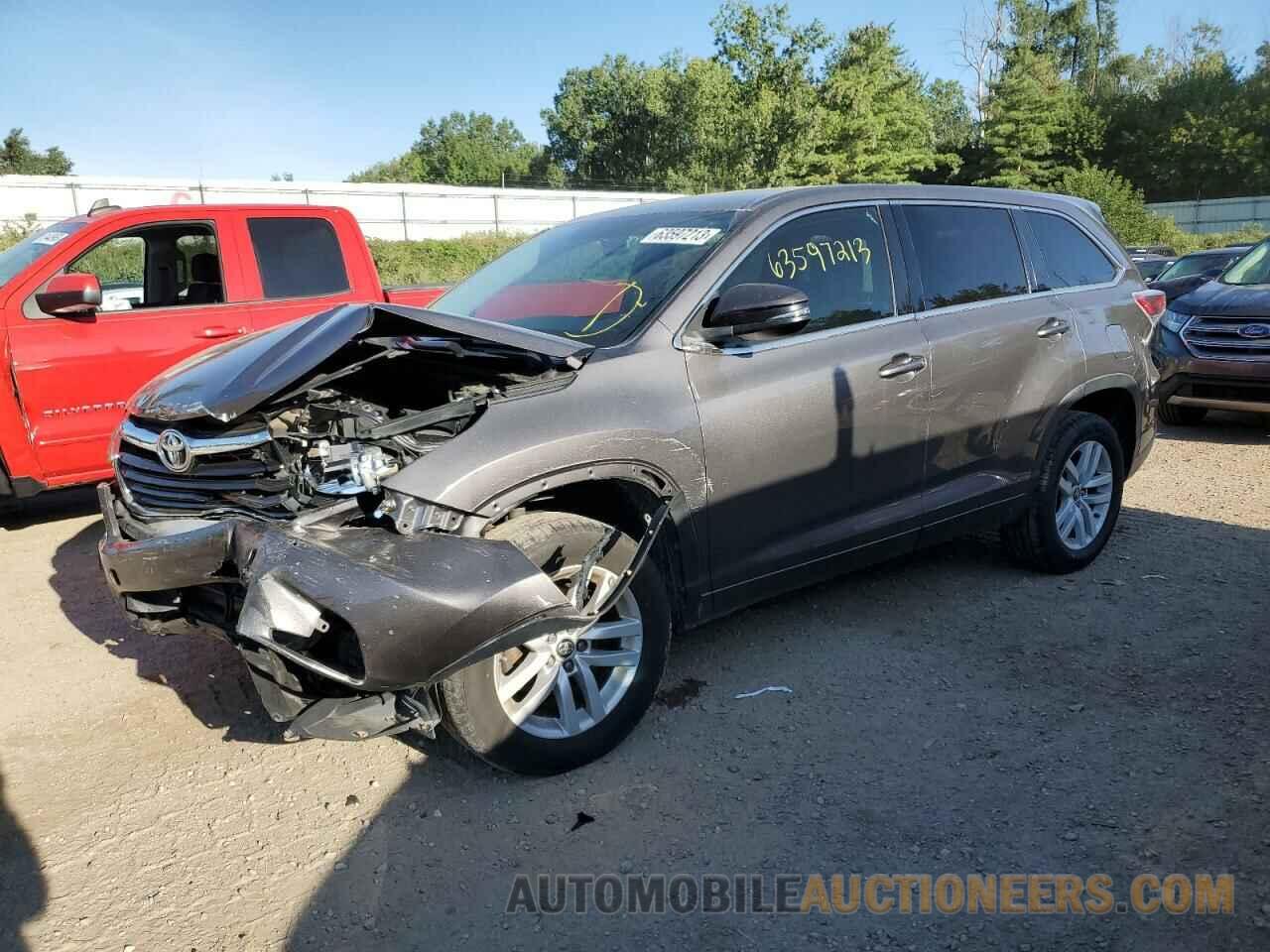 5TDZKRFHXGS168576 TOYOTA HIGHLANDER 2016