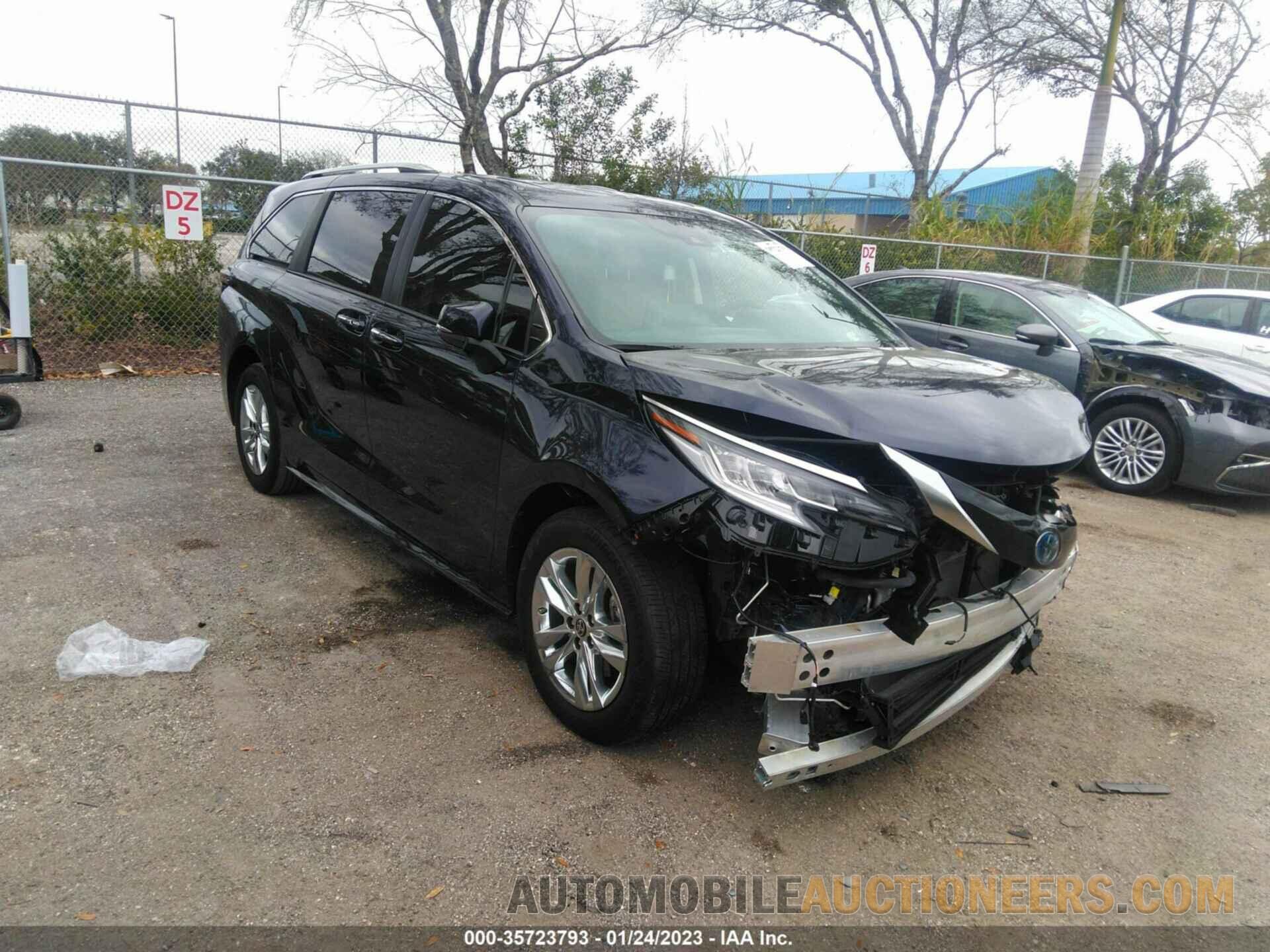 5TDZRKEC1NS093725 TOYOTA SIENNA 2022