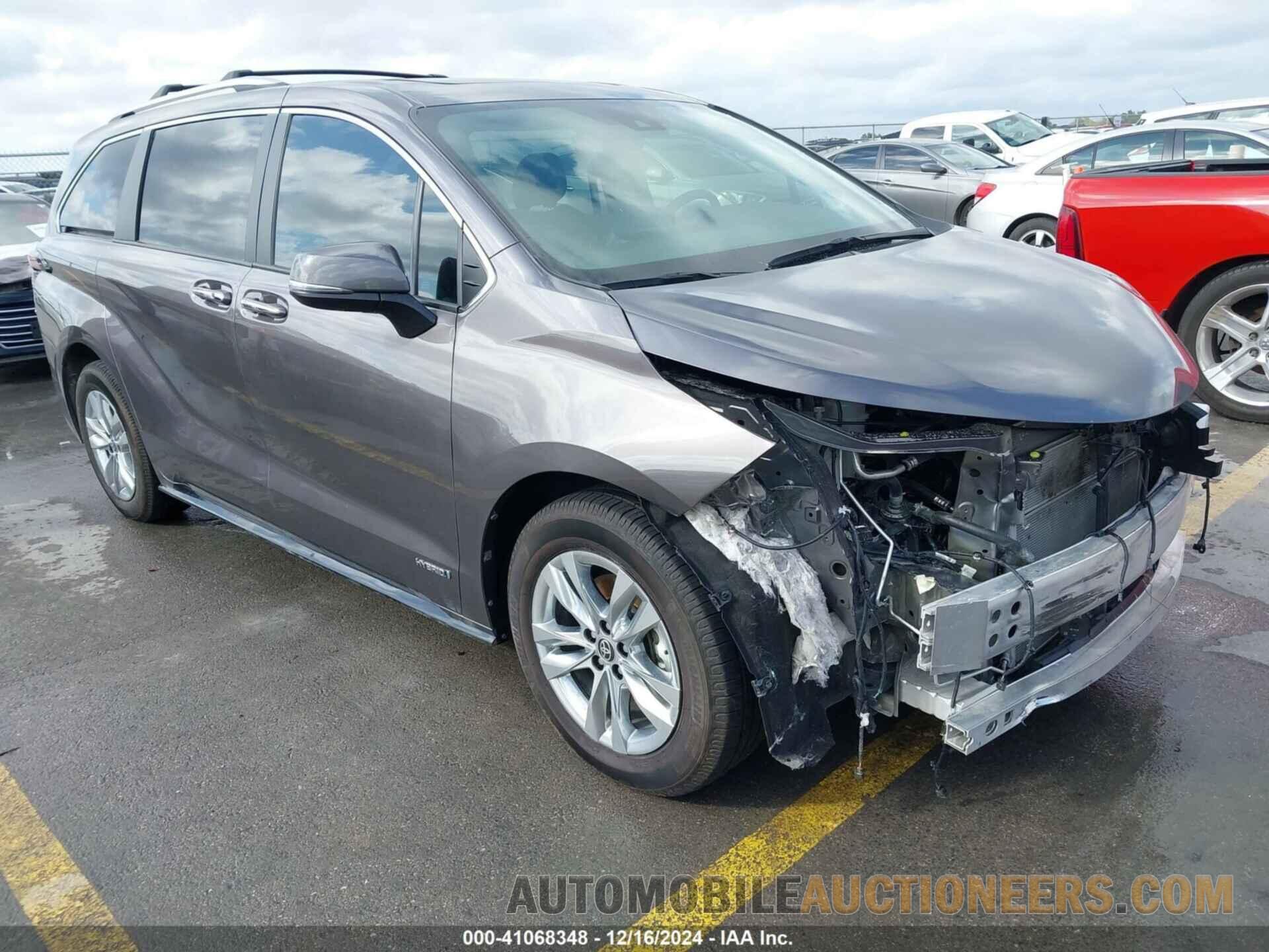 5TDZRKEC3MS013002 TOYOTA SIENNA 2021