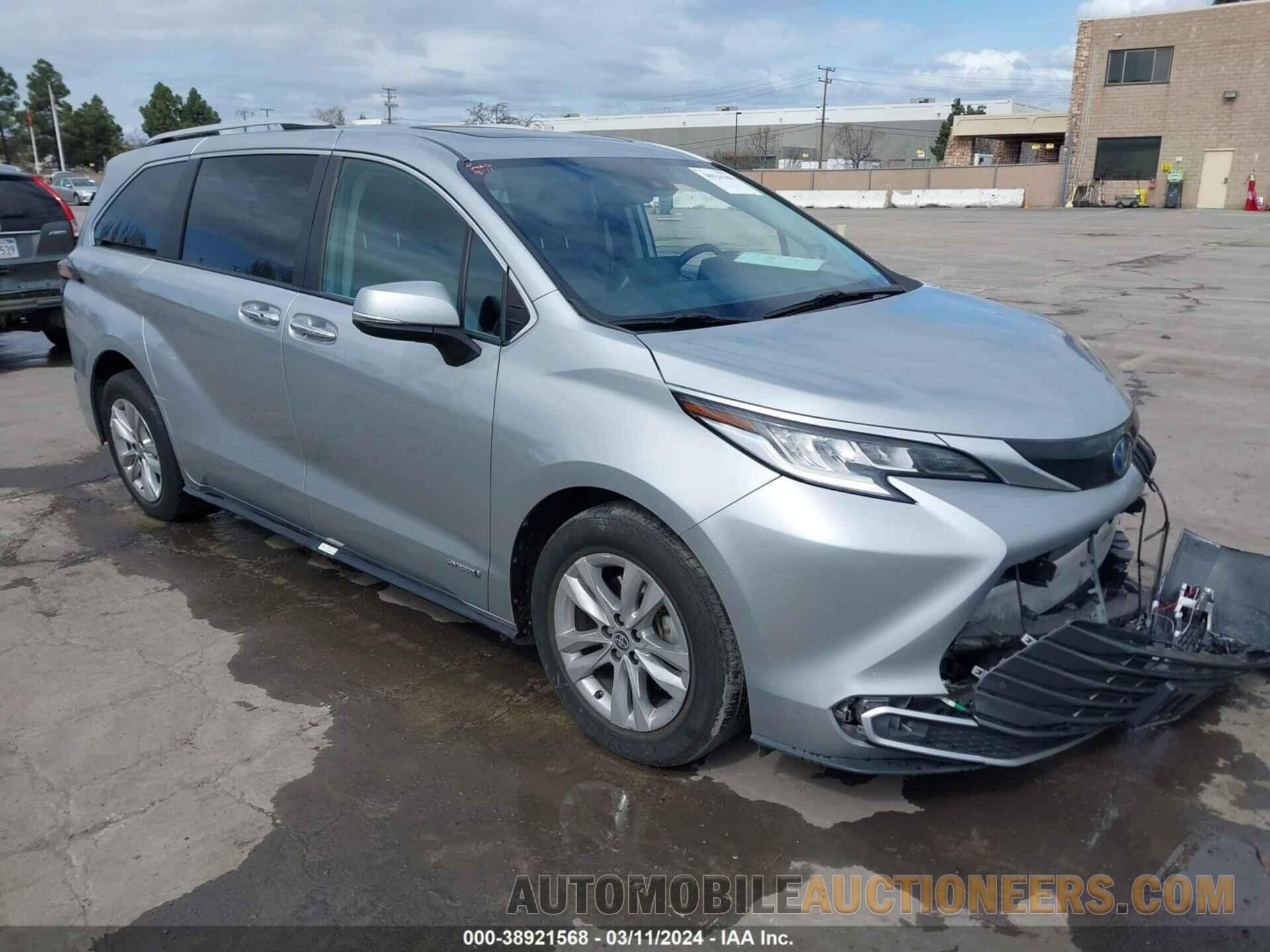 5TDZRKEC5MS008058 TOYOTA SIENNA 2021