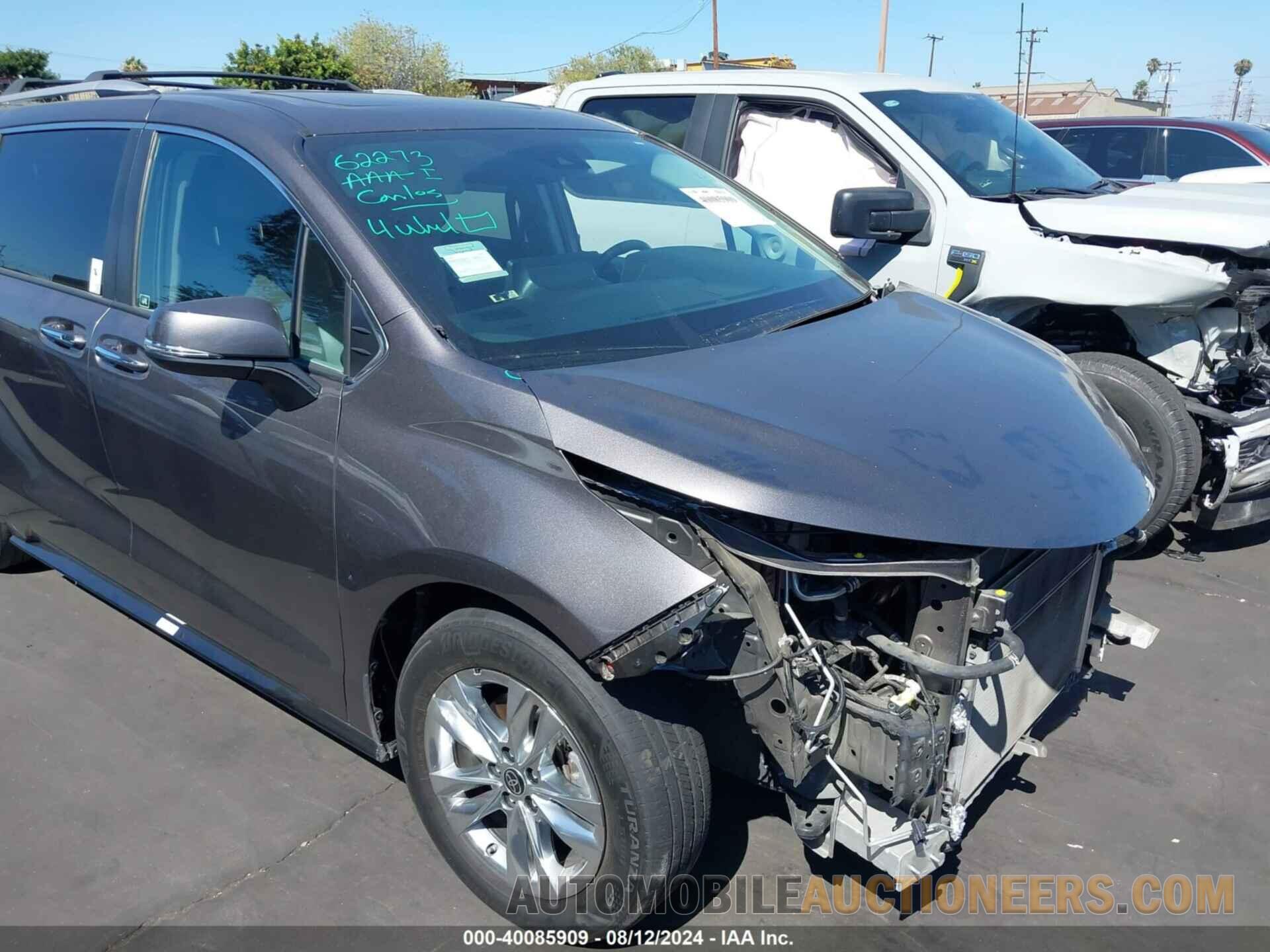 5TDZRKEC6NS096927 TOYOTA SIENNA 2022