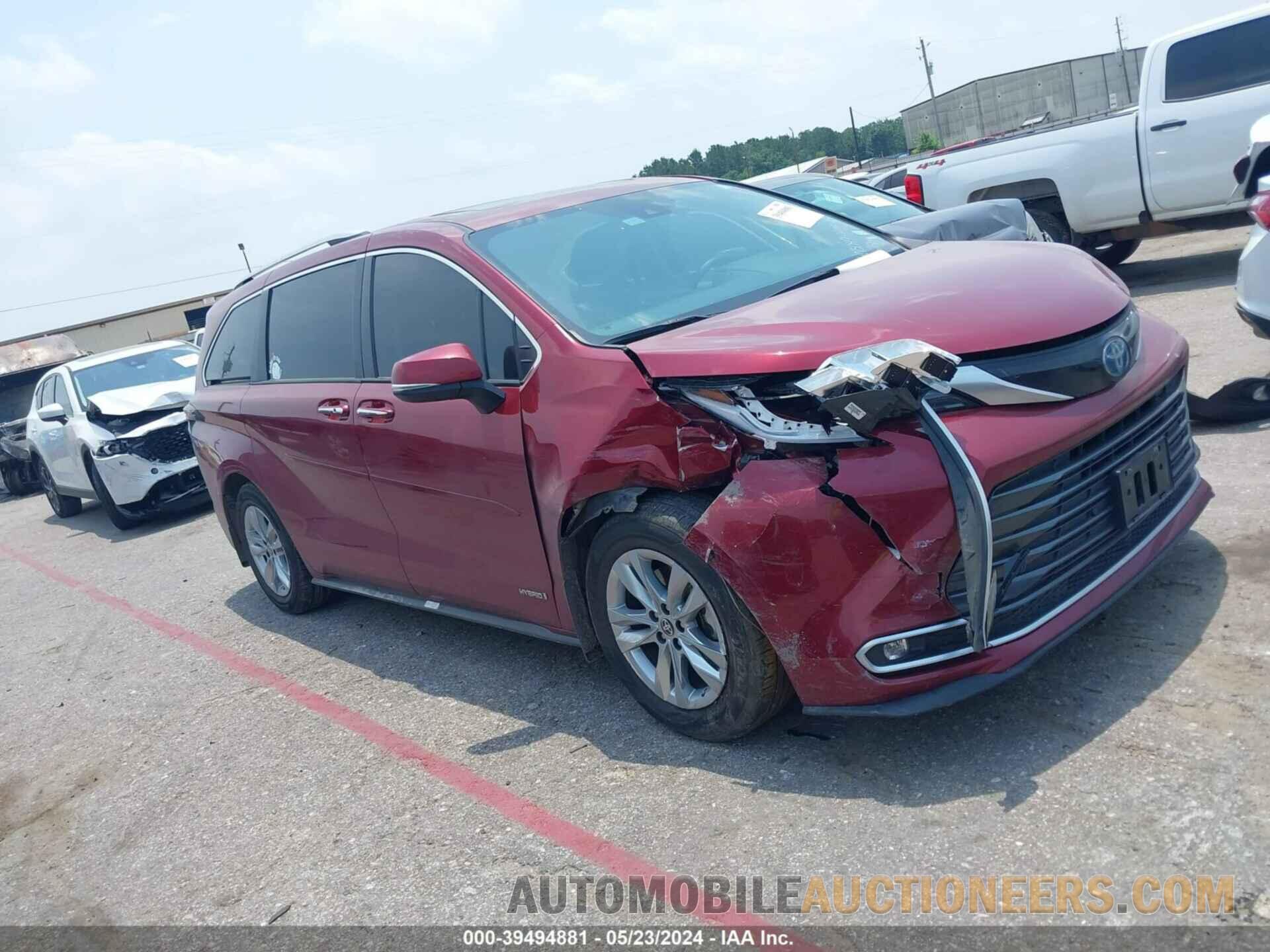 5TDZRKEC9MS052130 TOYOTA SIENNA 2021