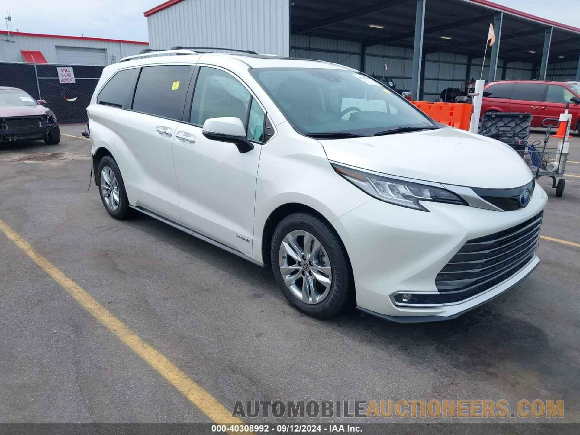 5TDZRKECXMS044022 TOYOTA SIENNA 2021