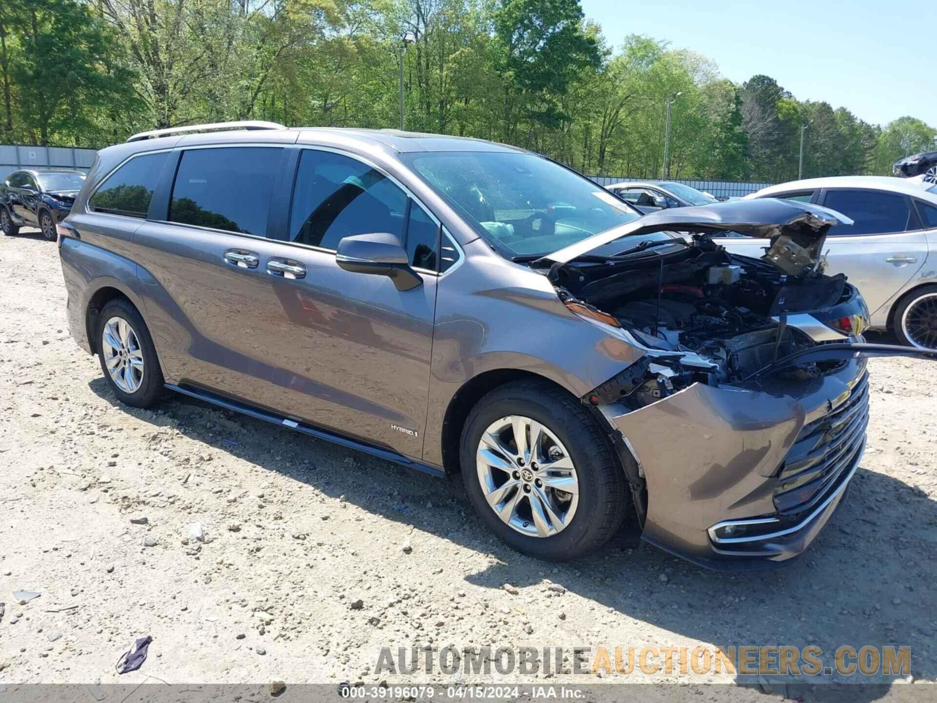 5TDZSKFC2MS021515 TOYOTA SIENNA 2021