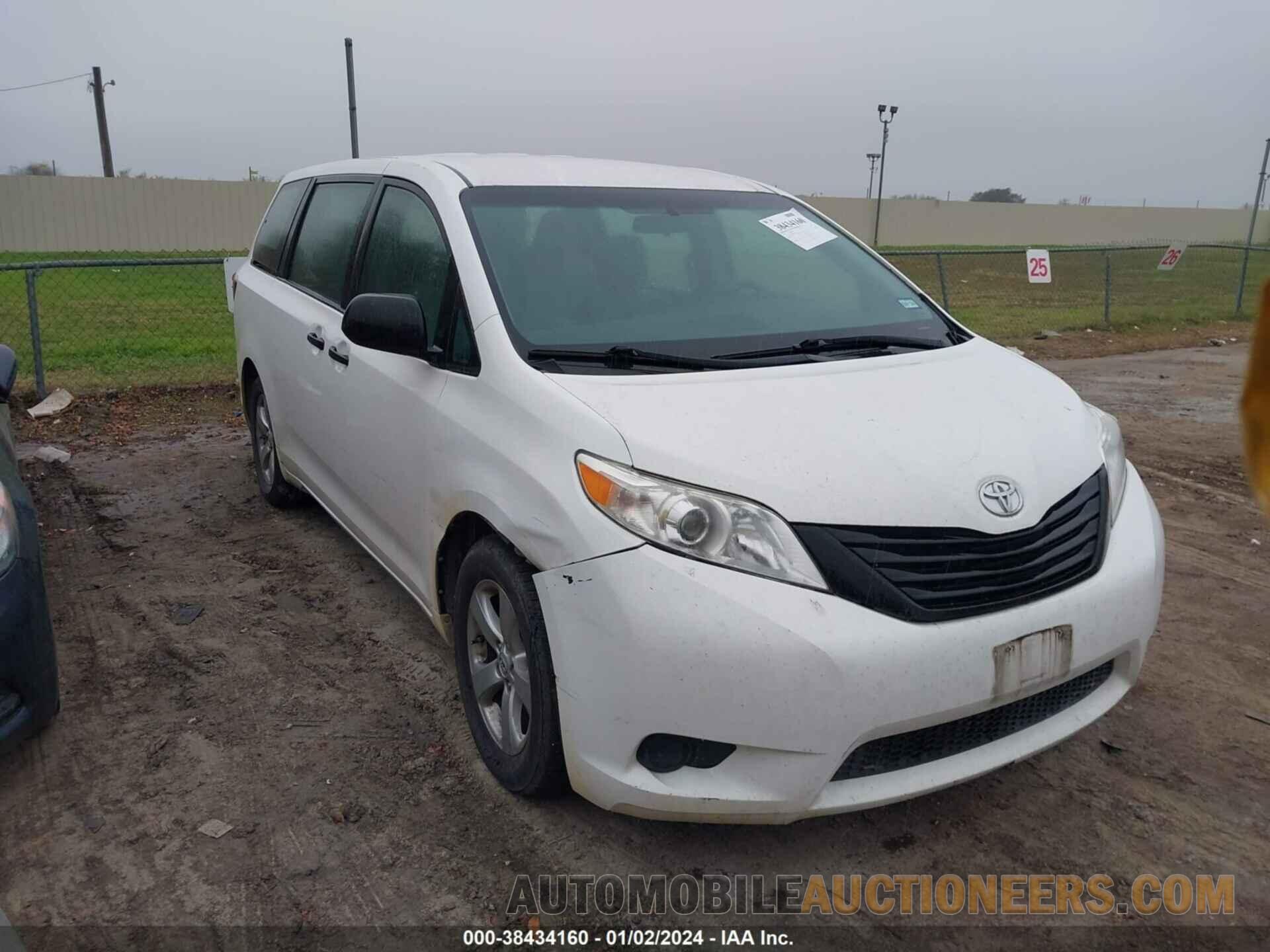 5TDZZ3DC0HS843918 TOYOTA SIENNA 2017