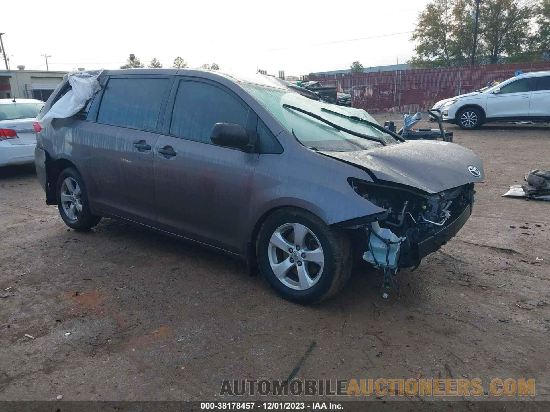 5TDZZ3DC0HS890754 TOYOTA SIENNA 2017